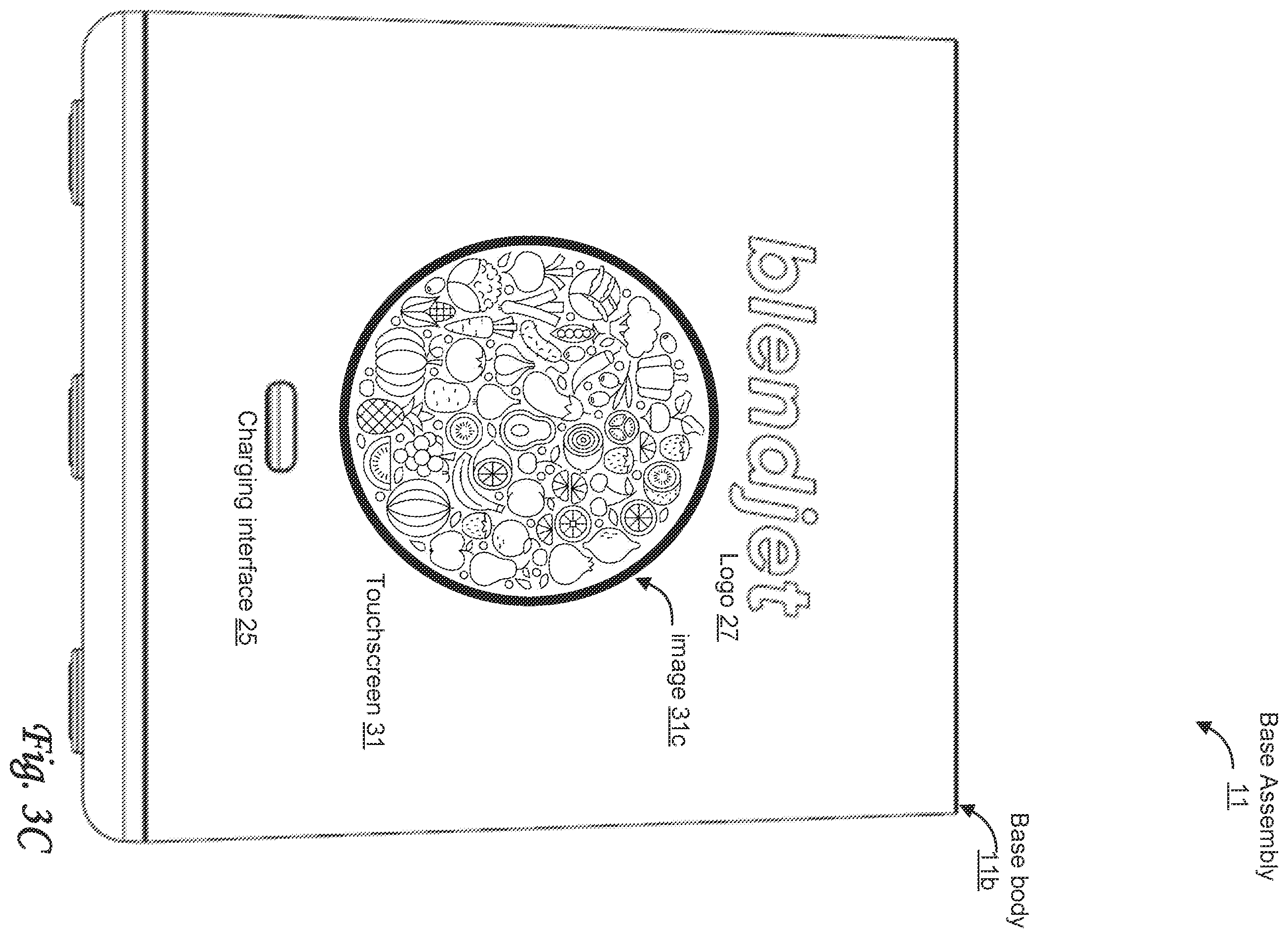 Patent US12569091 Figure 5 – Customizable faces for blender user interface