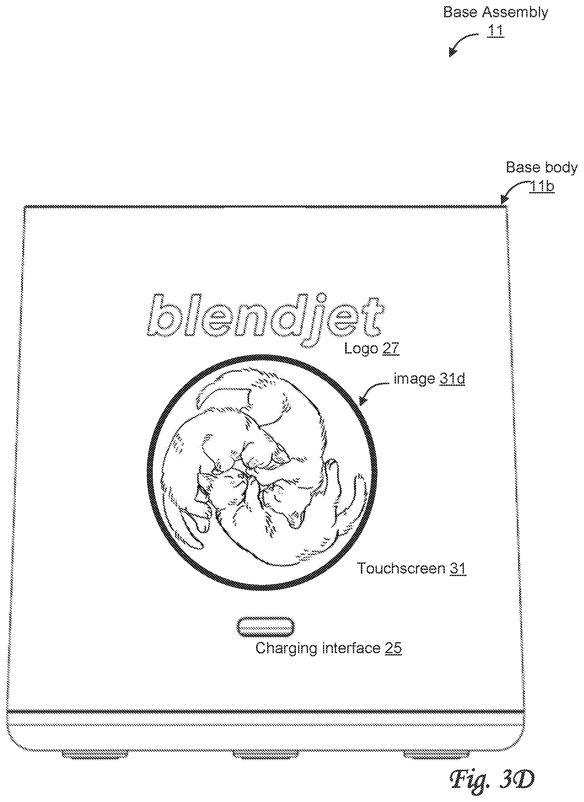 Patent US12569091 Figure 6 – Customizable faces for blender user interface
