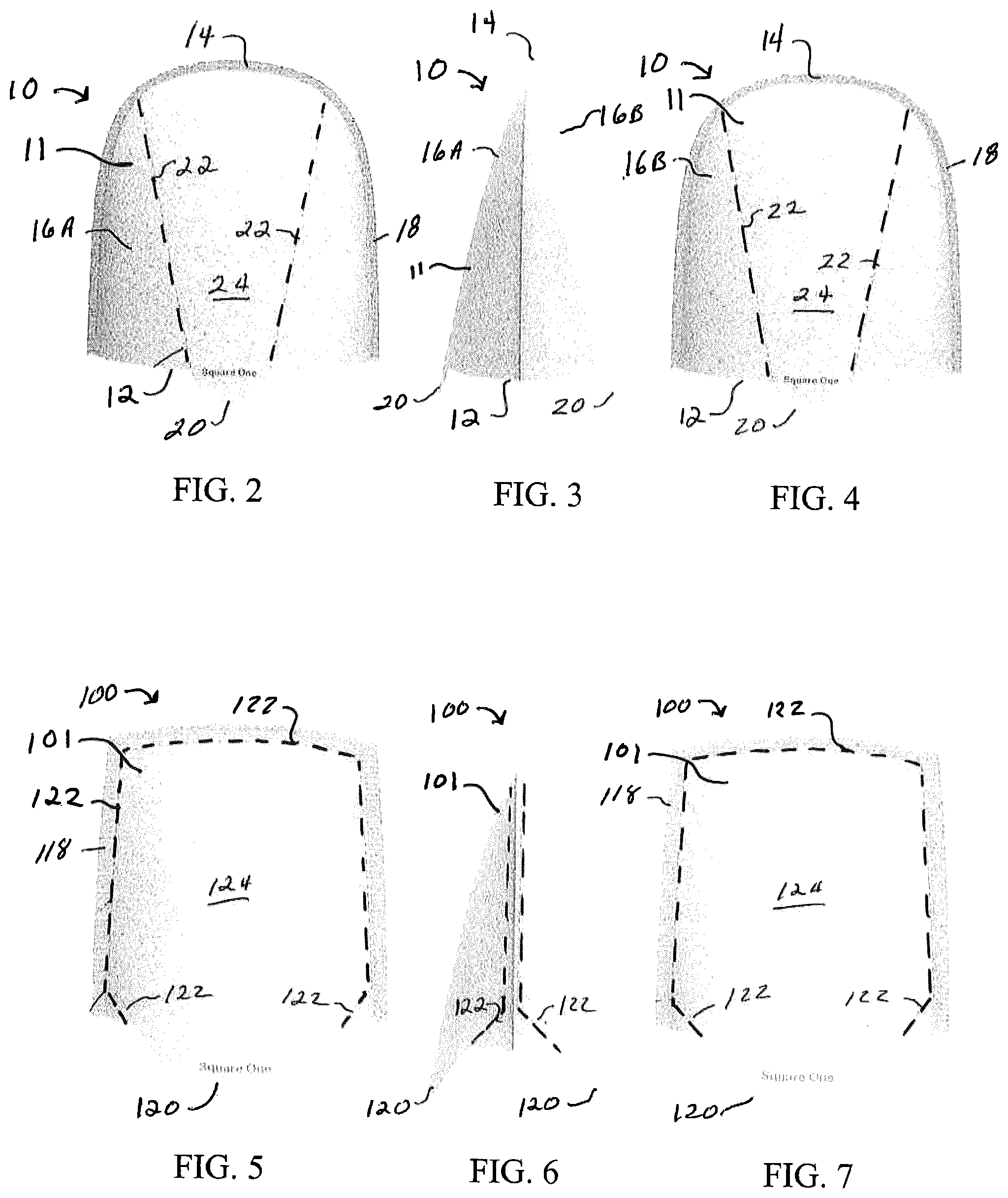 Patent US12569094 Figure 2 – Flushable wipe mitt for use in toilet training