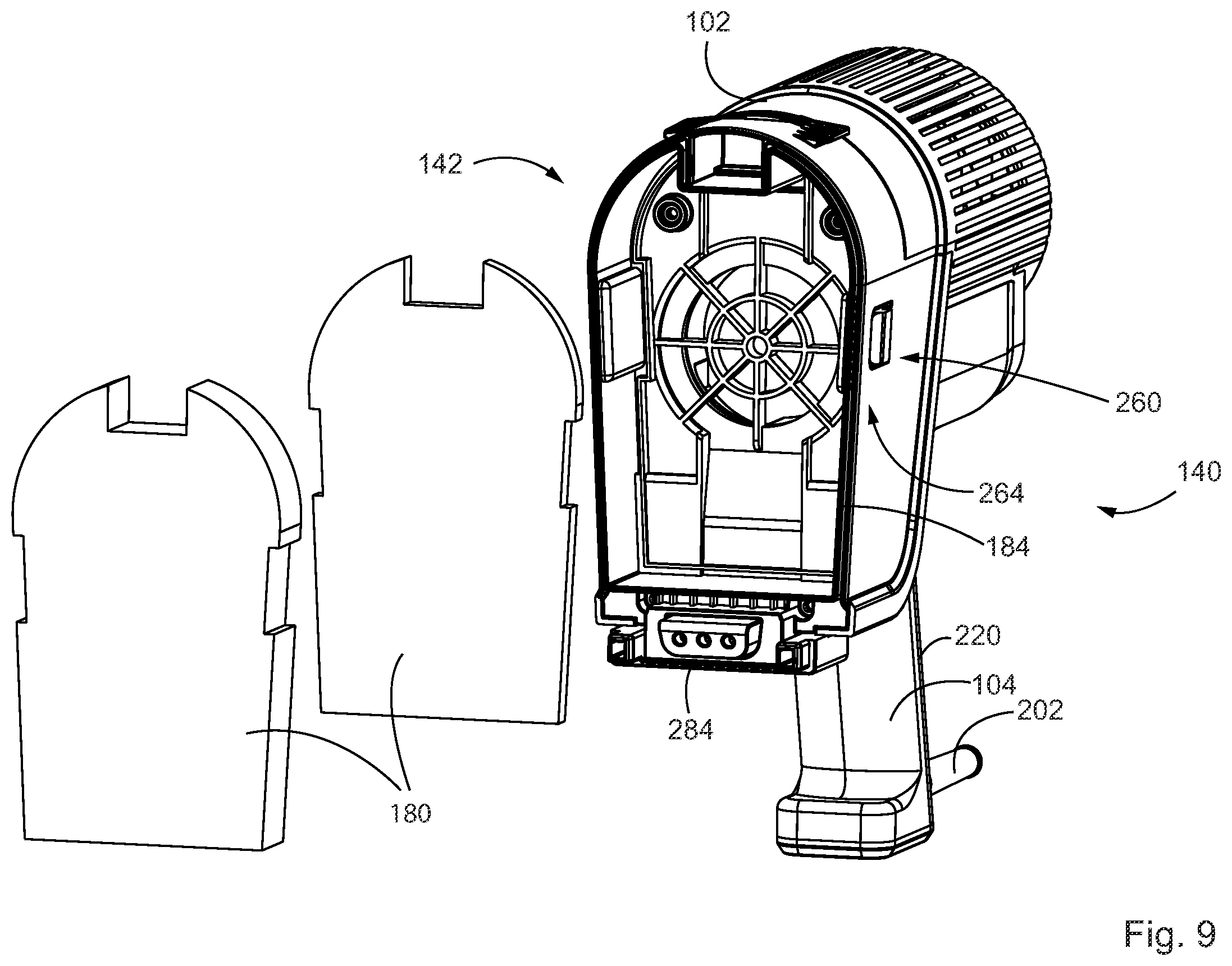 Patent US12569098 Figure 9 – Surface cleaning apparatus
