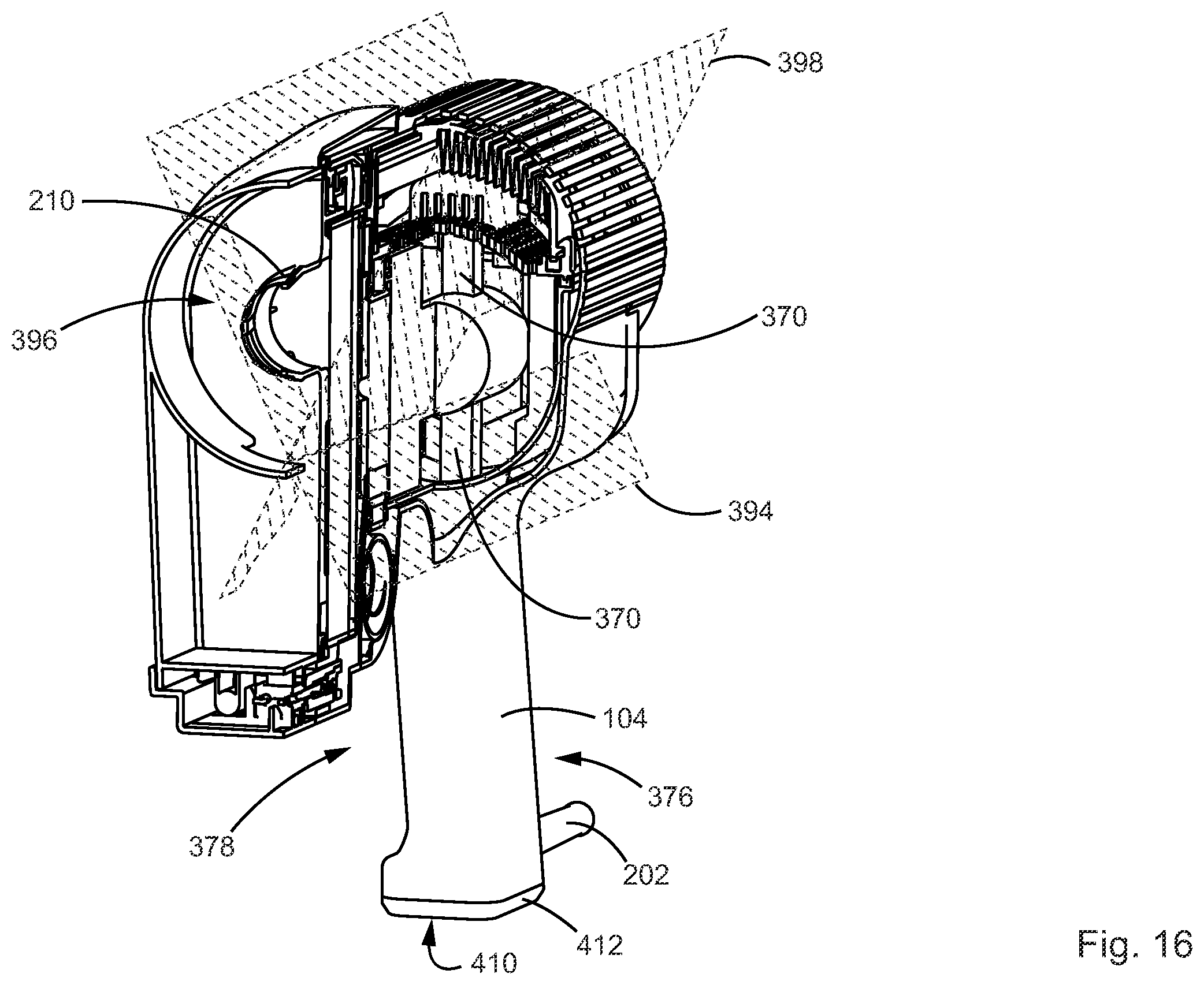Patent US12569098 Figure 16 – Surface cleaning apparatus