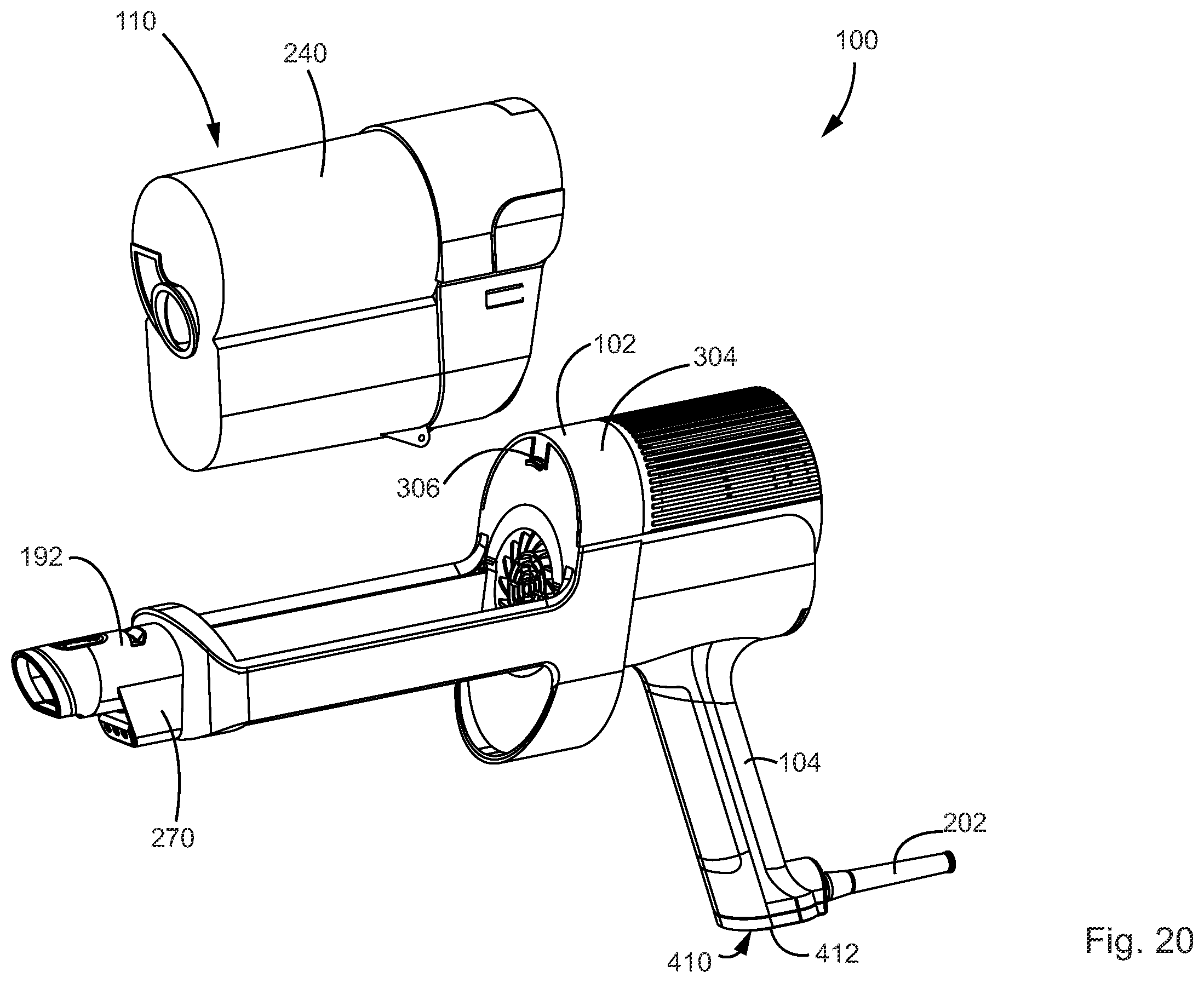 Patent US12569098 Figure 20 – Surface cleaning apparatus