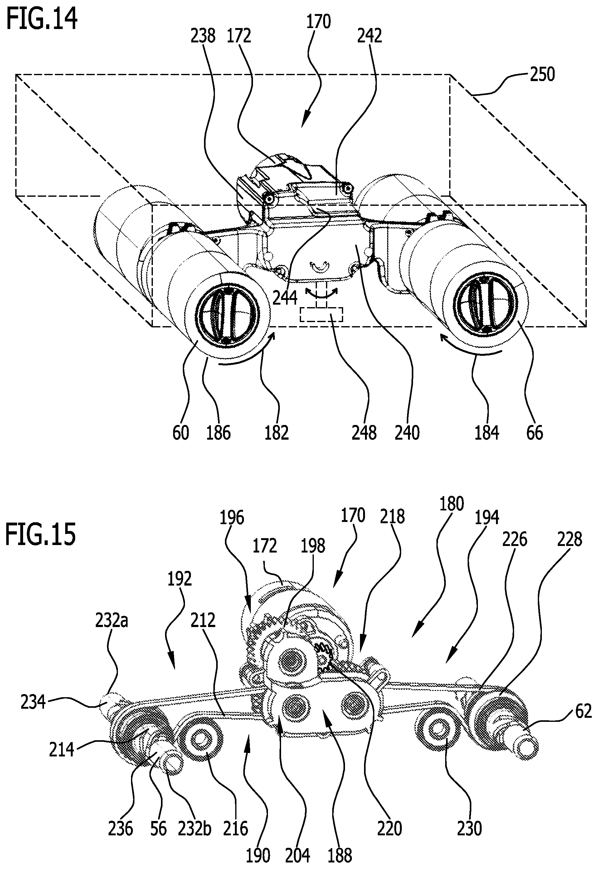 Patent US12569100 Figure 12 – Cleaning machine having joint device and cleaning machine having drive device
