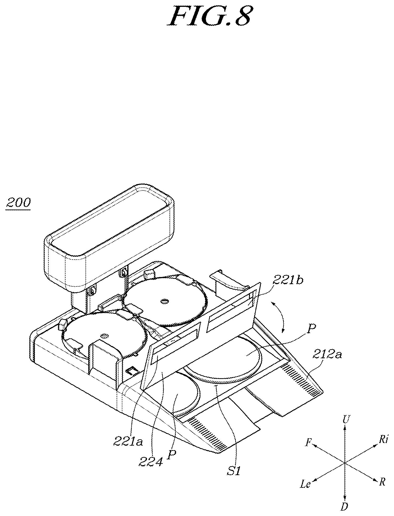 Patent US12569101 Figure 8 – Robot cleaner, docking station and cleaning system having the same