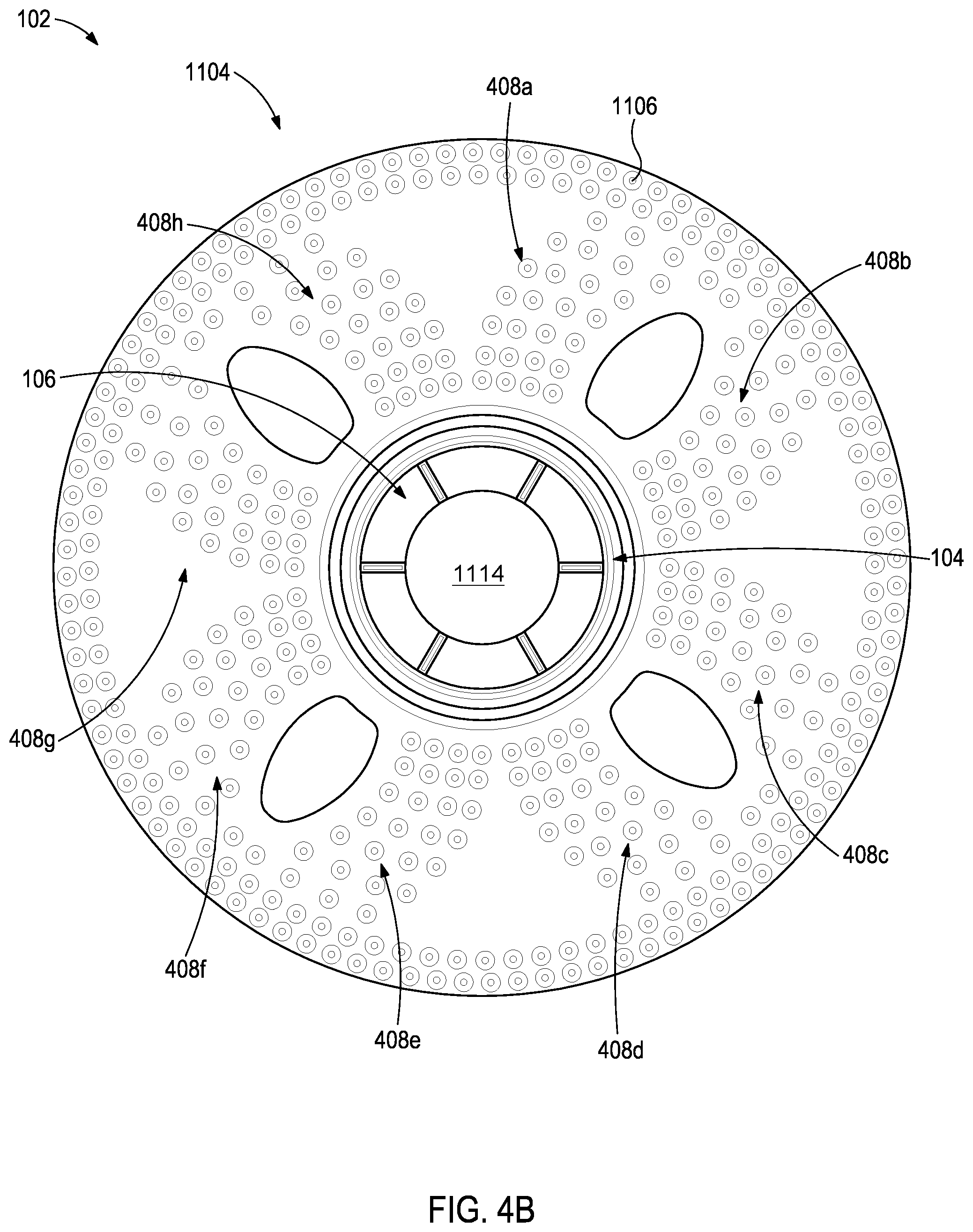 Patent US12569102 Figure 5 – Flexible brush system