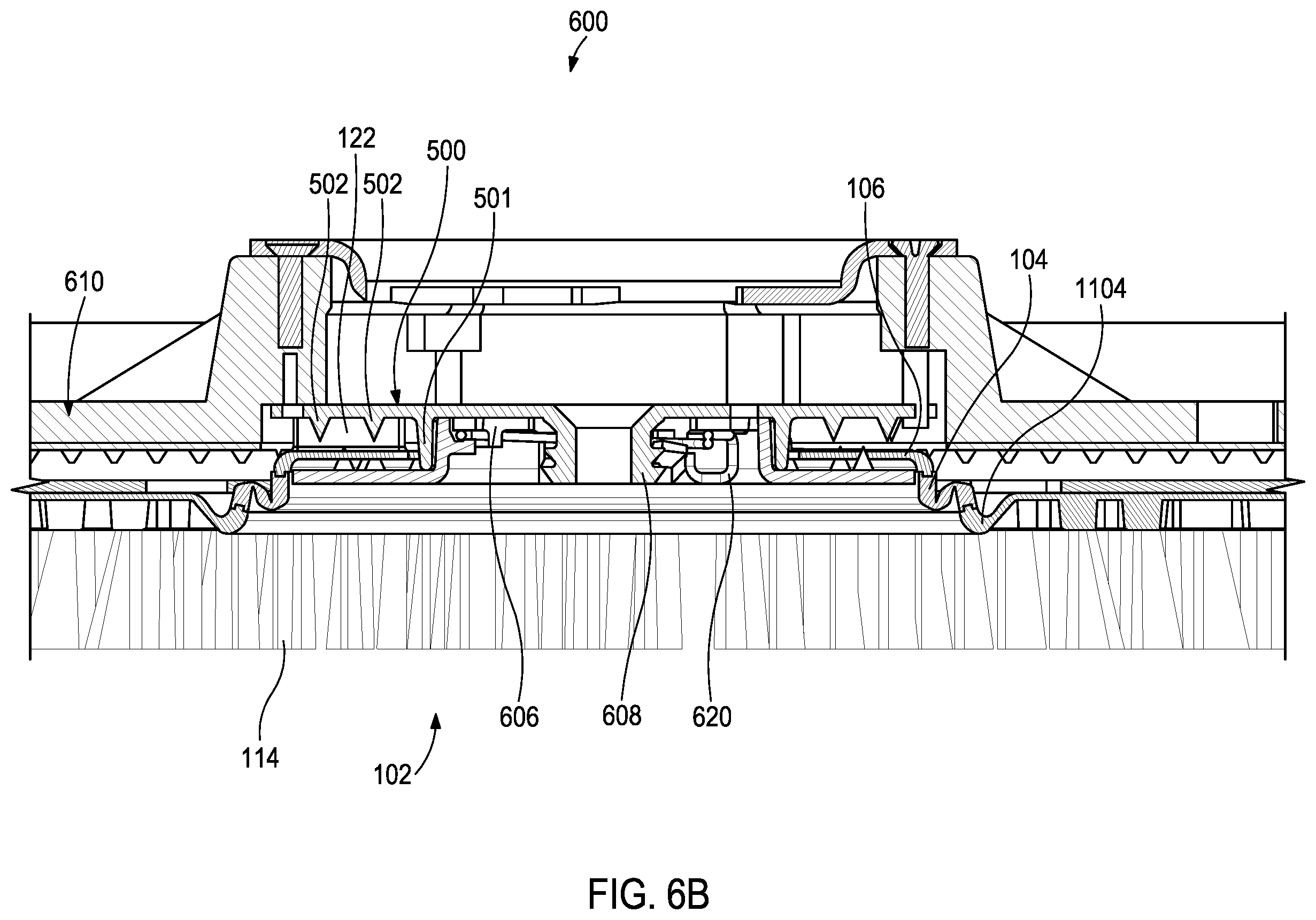 Patent US12569102 Figure 8 – Flexible brush system