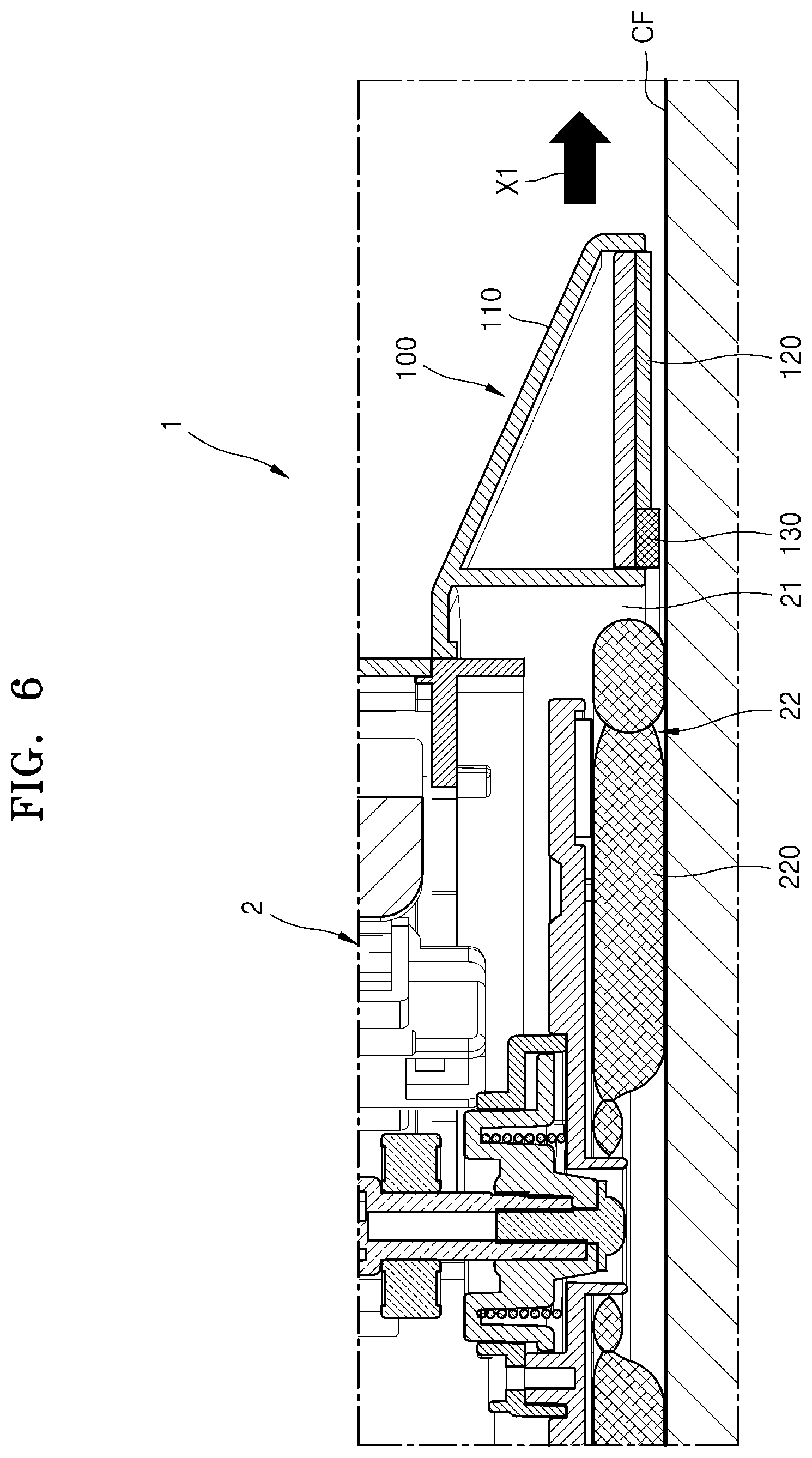 Patent US12569103 Figure 6 – Wet robot cleaner and contamination prevention module used therefor