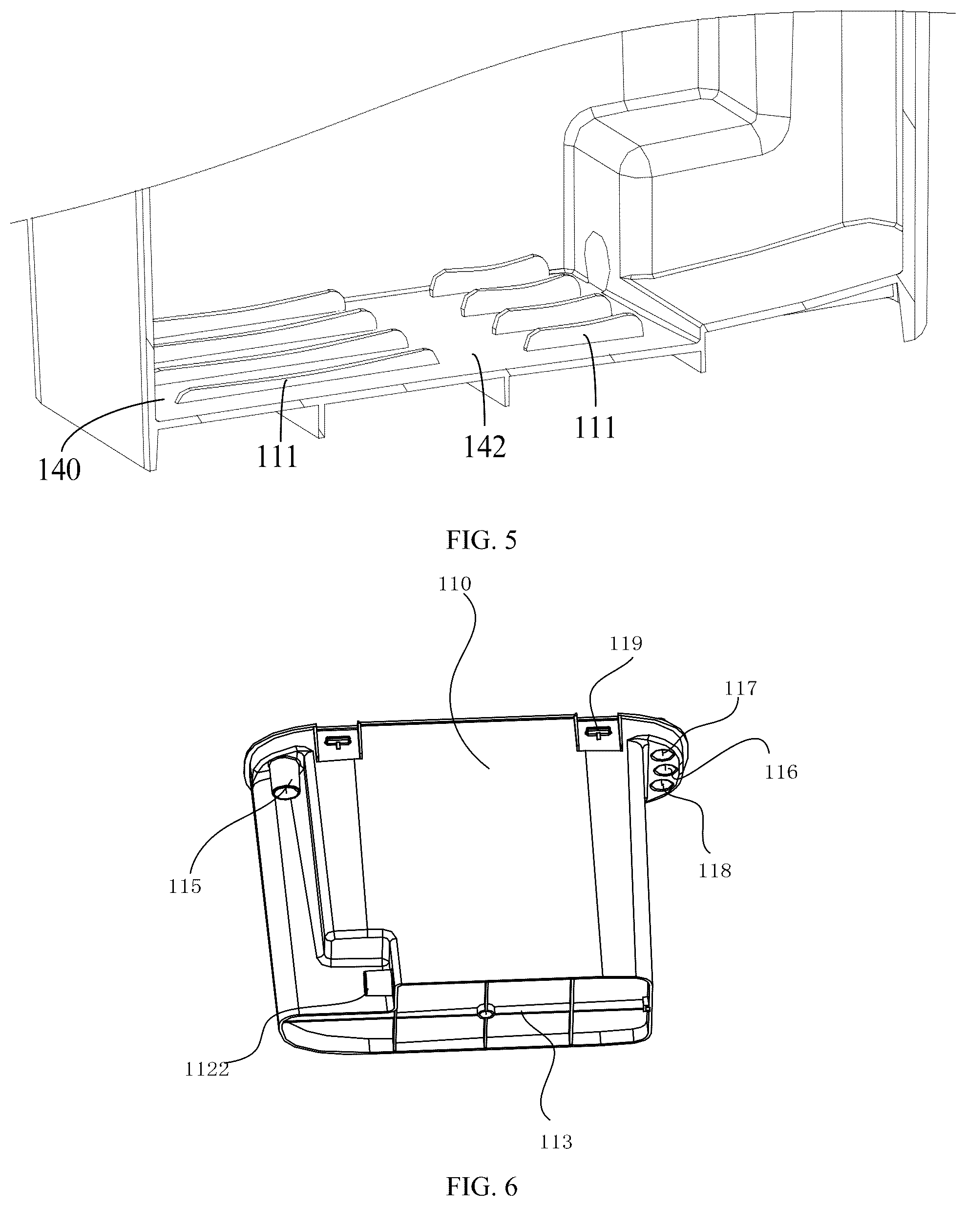 Patent US12569104 Figure 3 – Liquid tank and base station