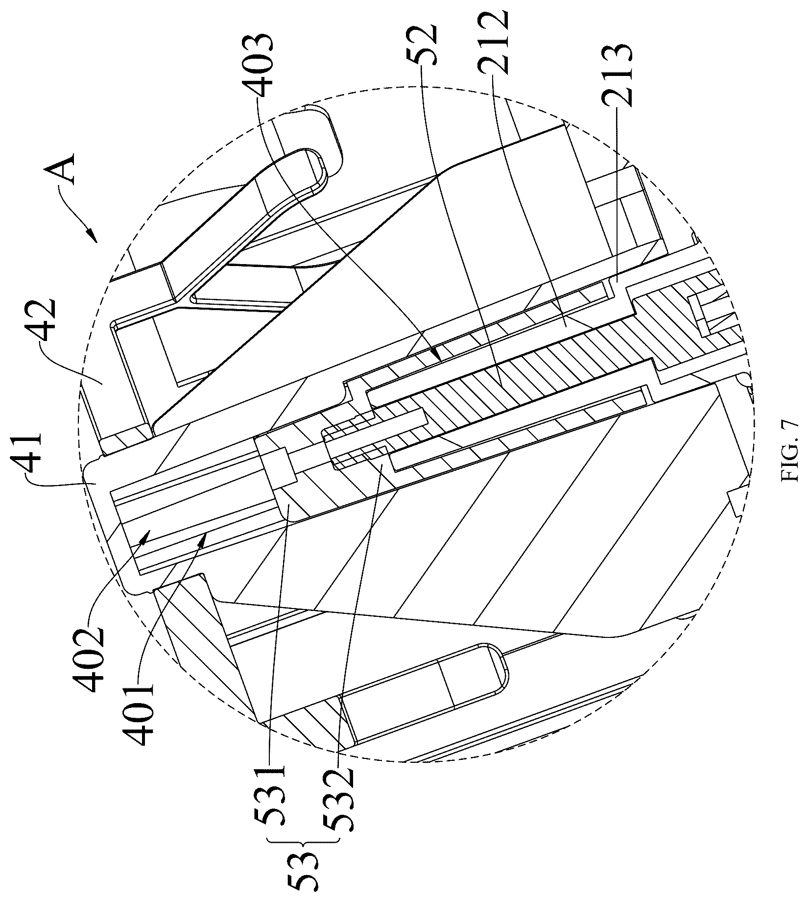 Patent US12569107 Figure 7 – Washing device