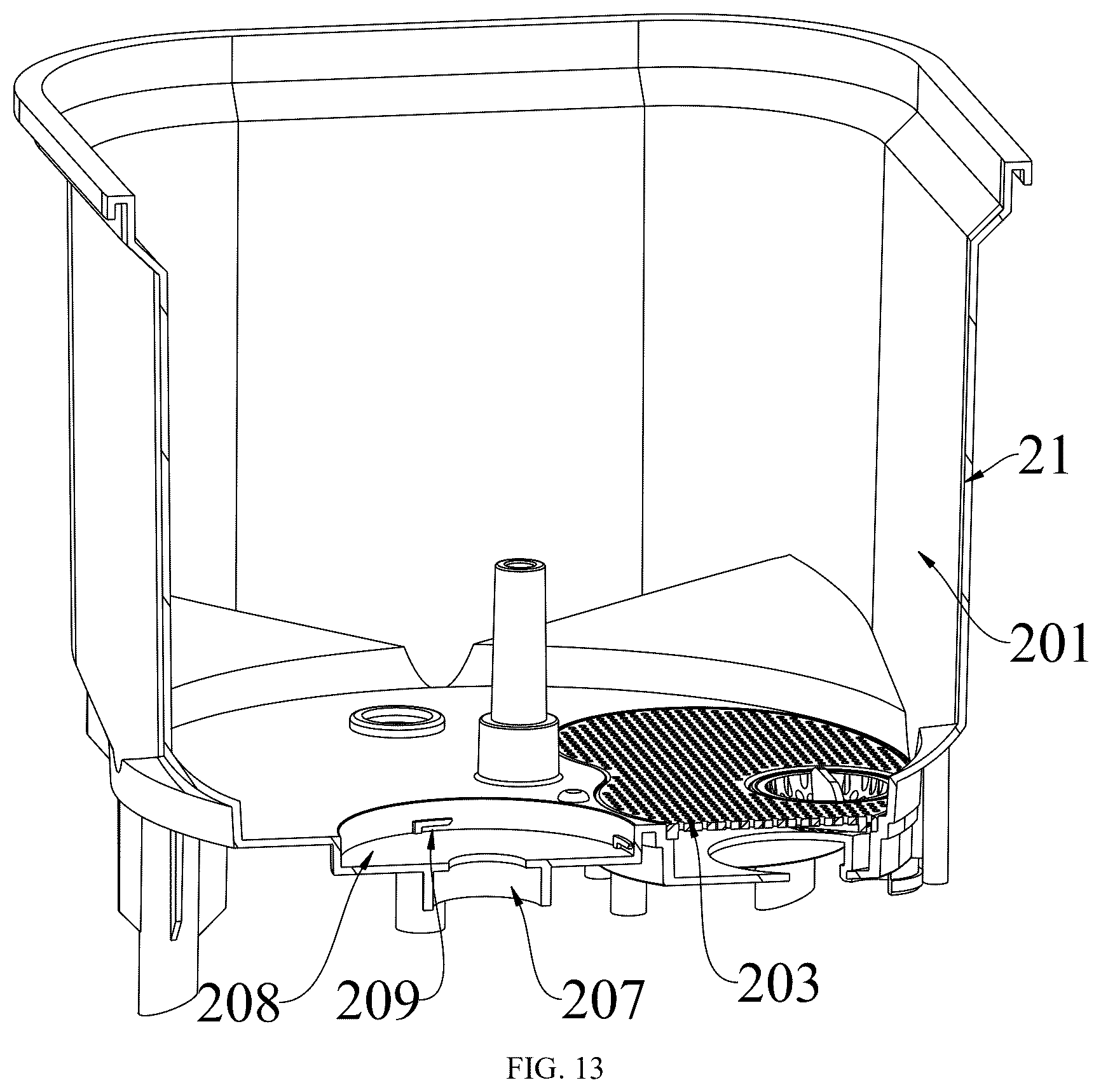 Patent US12569107 Figure 13 – Washing device