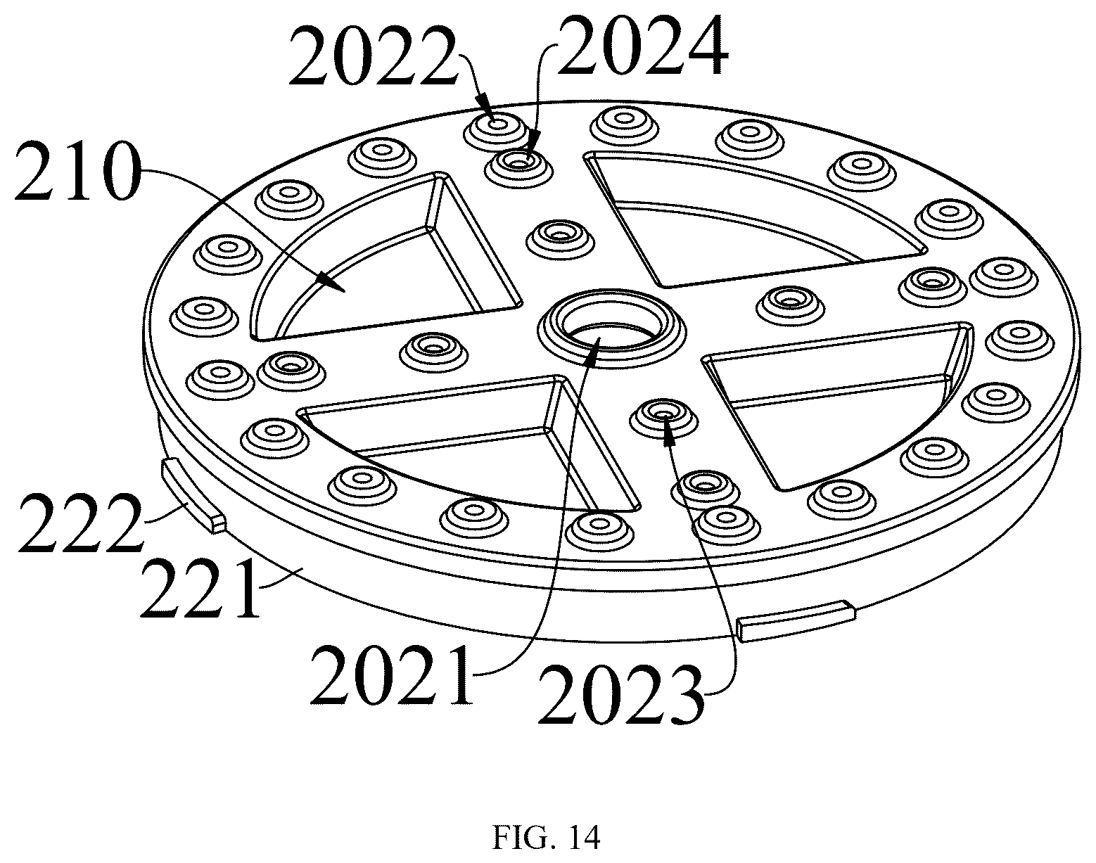 Patent US12569107 Figure 14 – Washing device