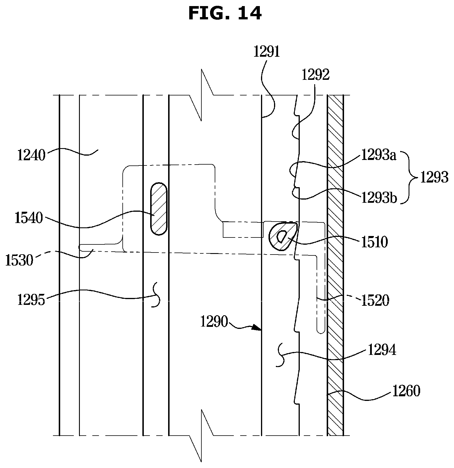 Patent US12569110 Figure 14 – Dishwasher
