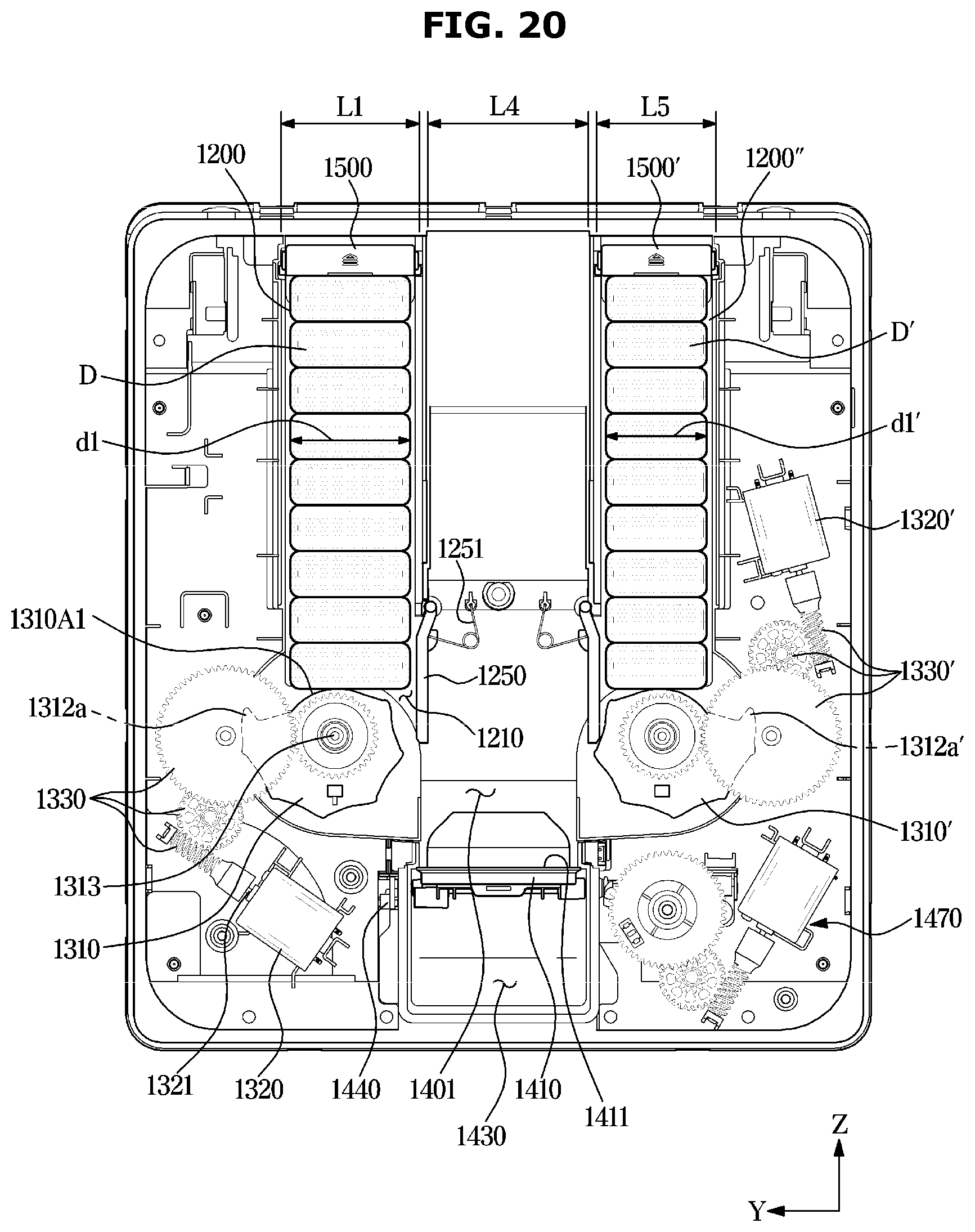 Patent US12569110 Figure 20 – Dishwasher