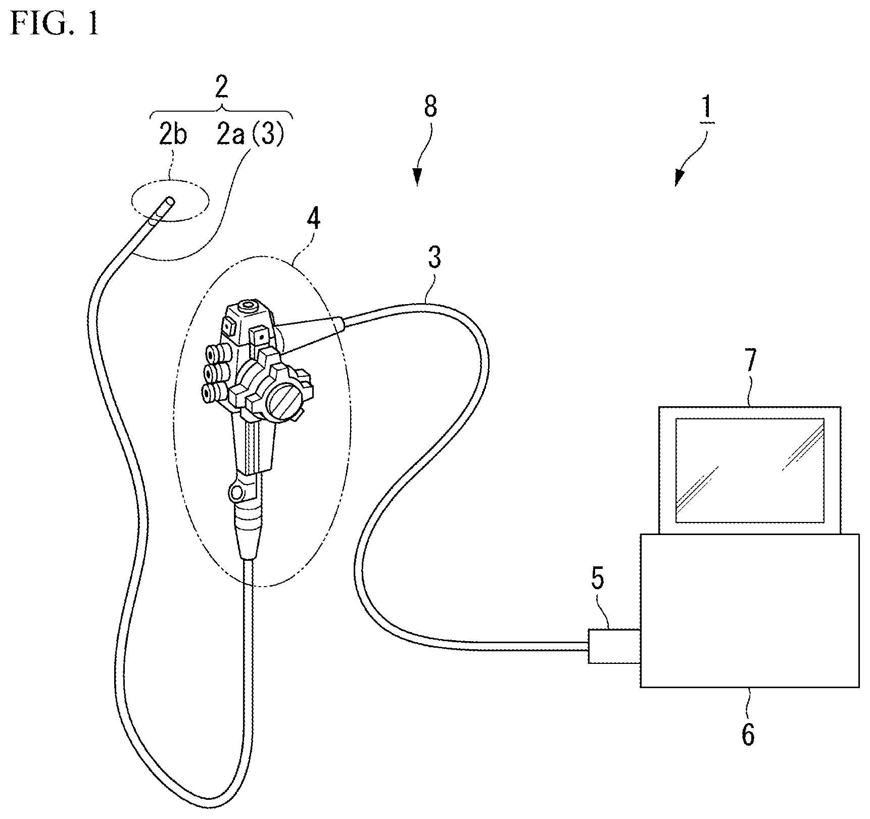 Patent US12569112 Figure 1 – Imaging device, endoscope system, control unit, and imaging method