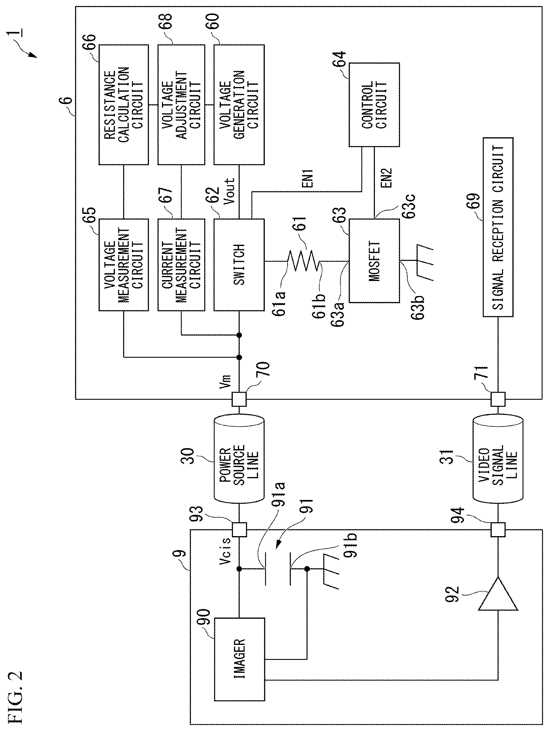 Patent US12569112 Figure 2 – Imaging device, endoscope system, control unit, and imaging method