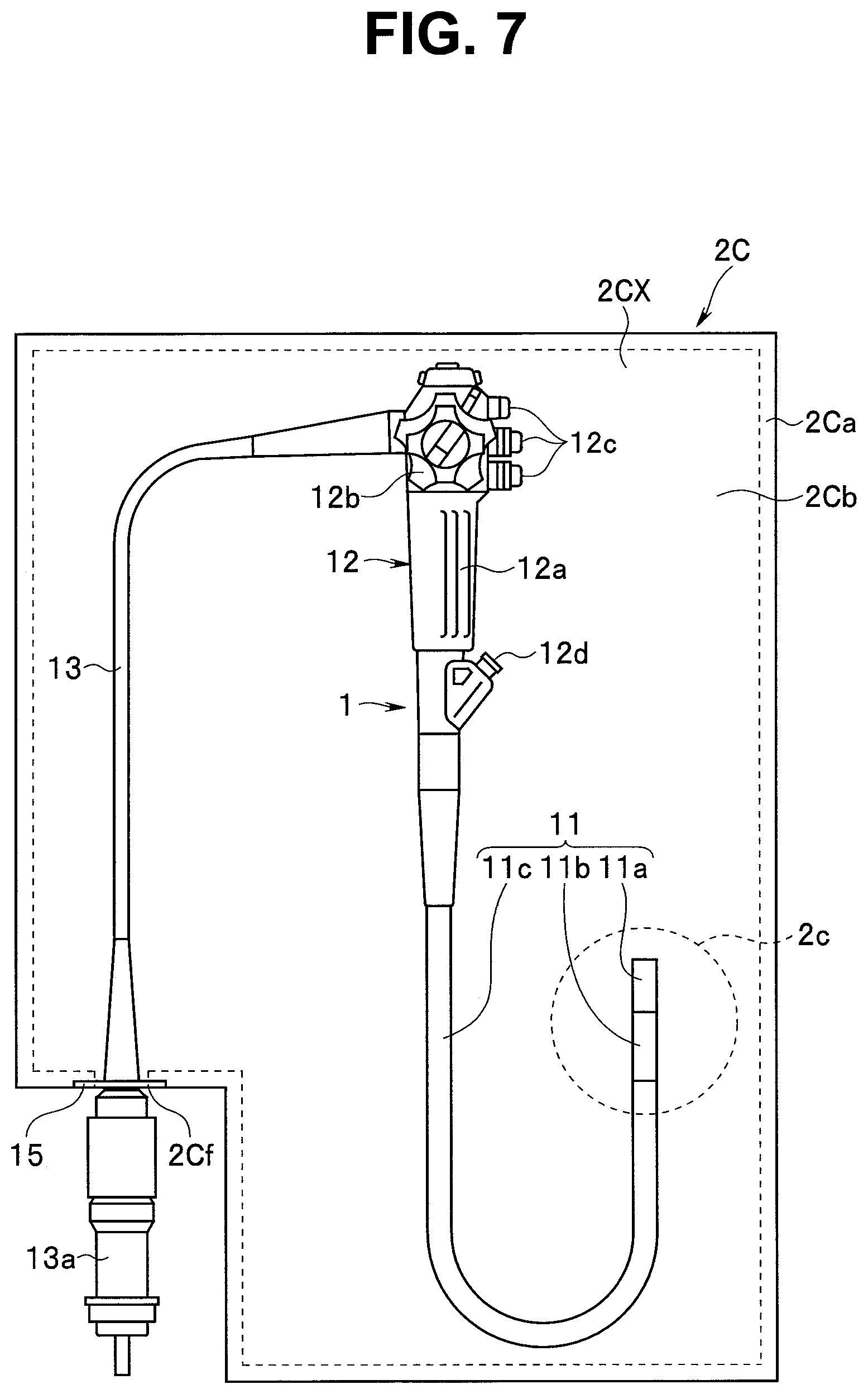 Patent US12569118 Figure 6 – Endoscope system and packaging materials for endoscope