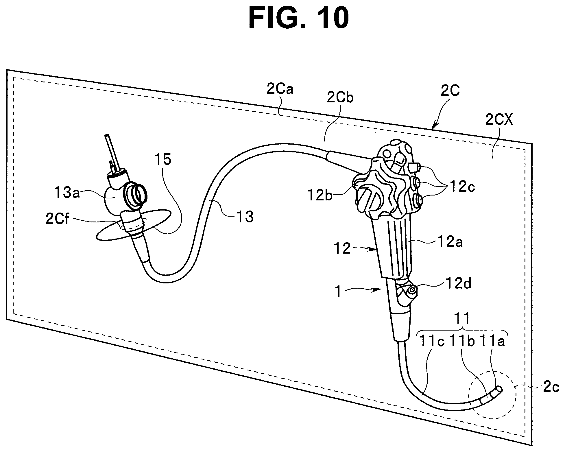 Patent US12569118 Figure 8 – Endoscope system and packaging materials for endoscope