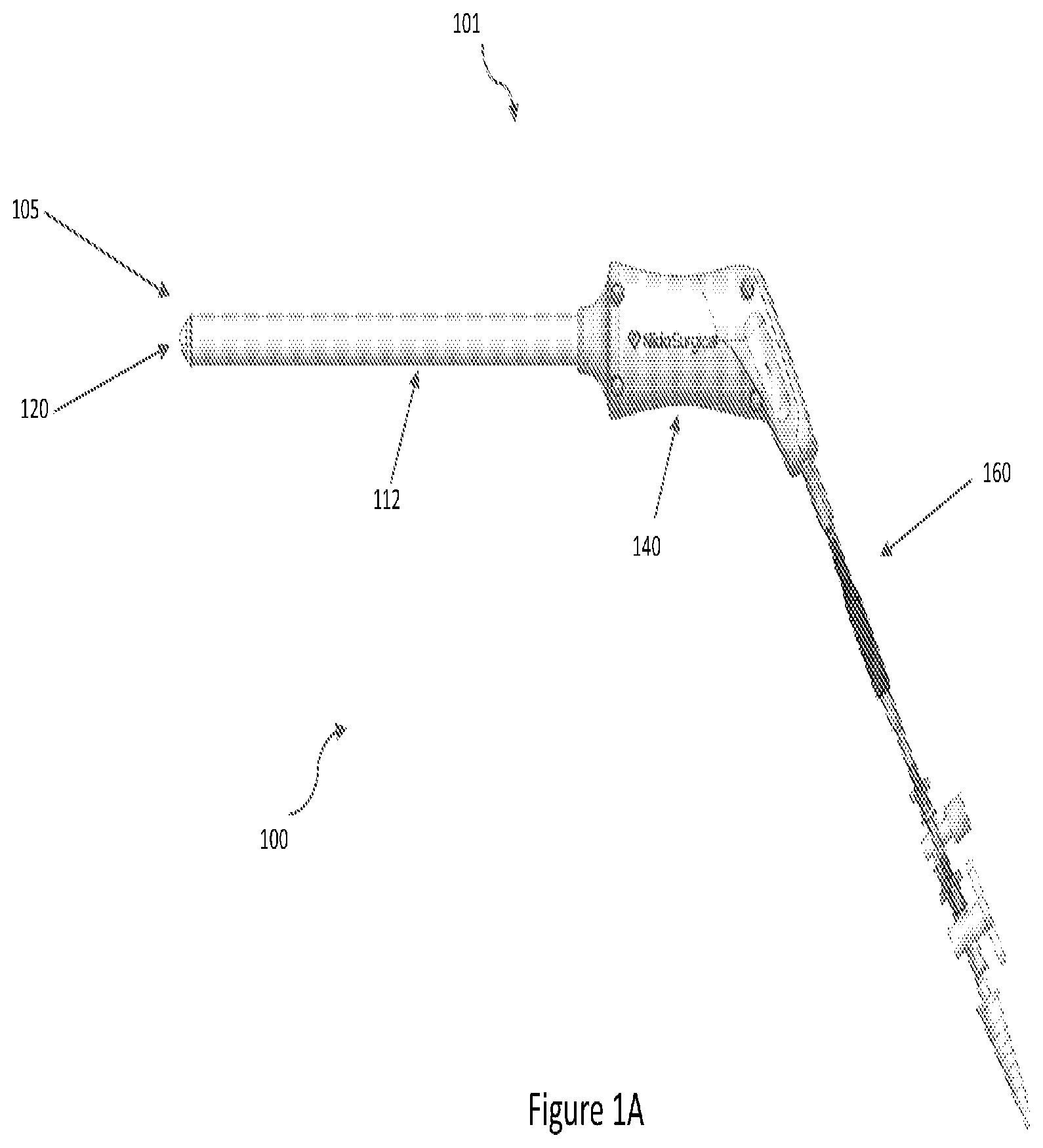 Patent US12569119 Figure 1 – Optical bulb for surgical instrument port