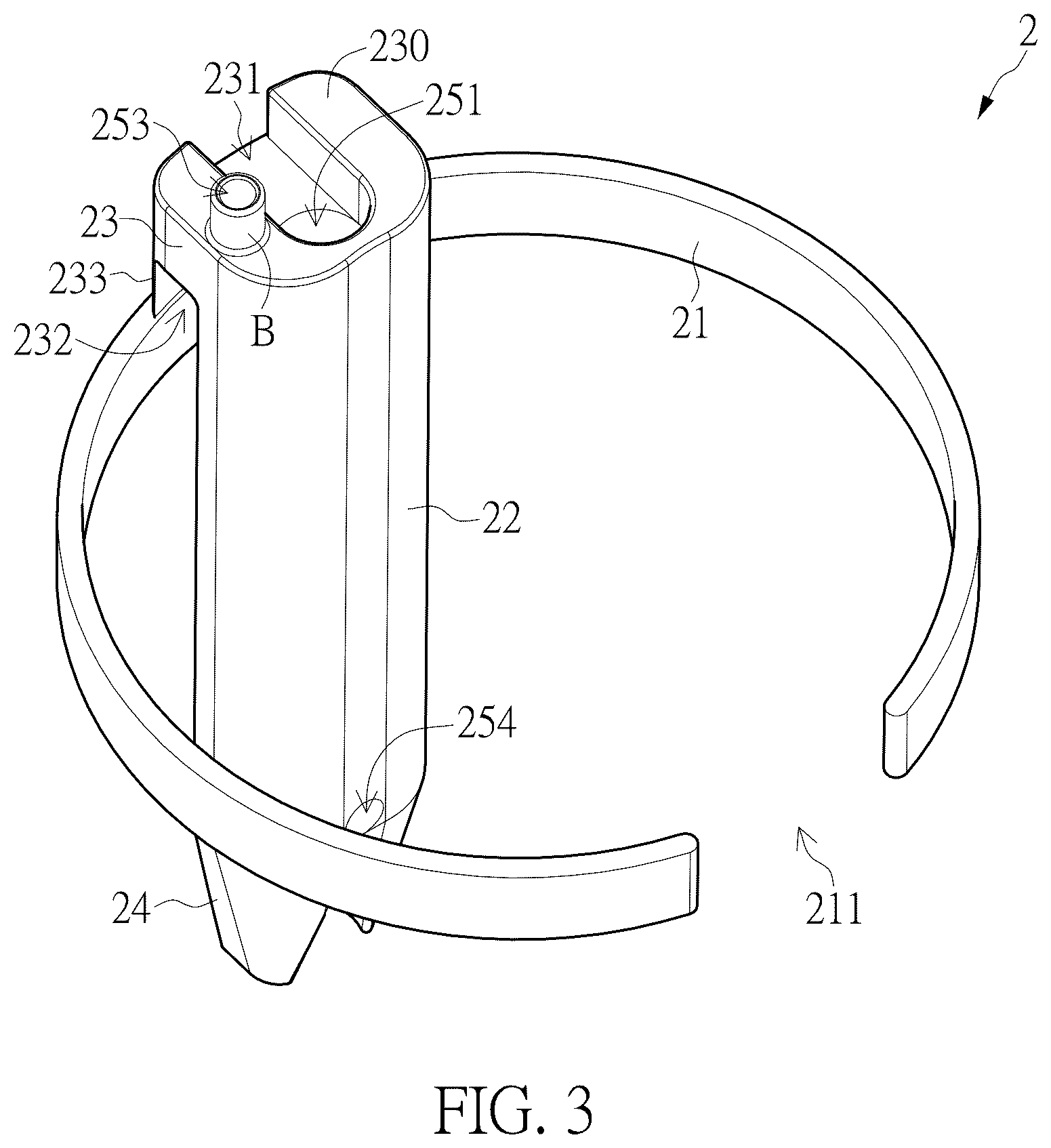 Patent US12569121 Figure 3 – Sleeve assembly and endoscope device
