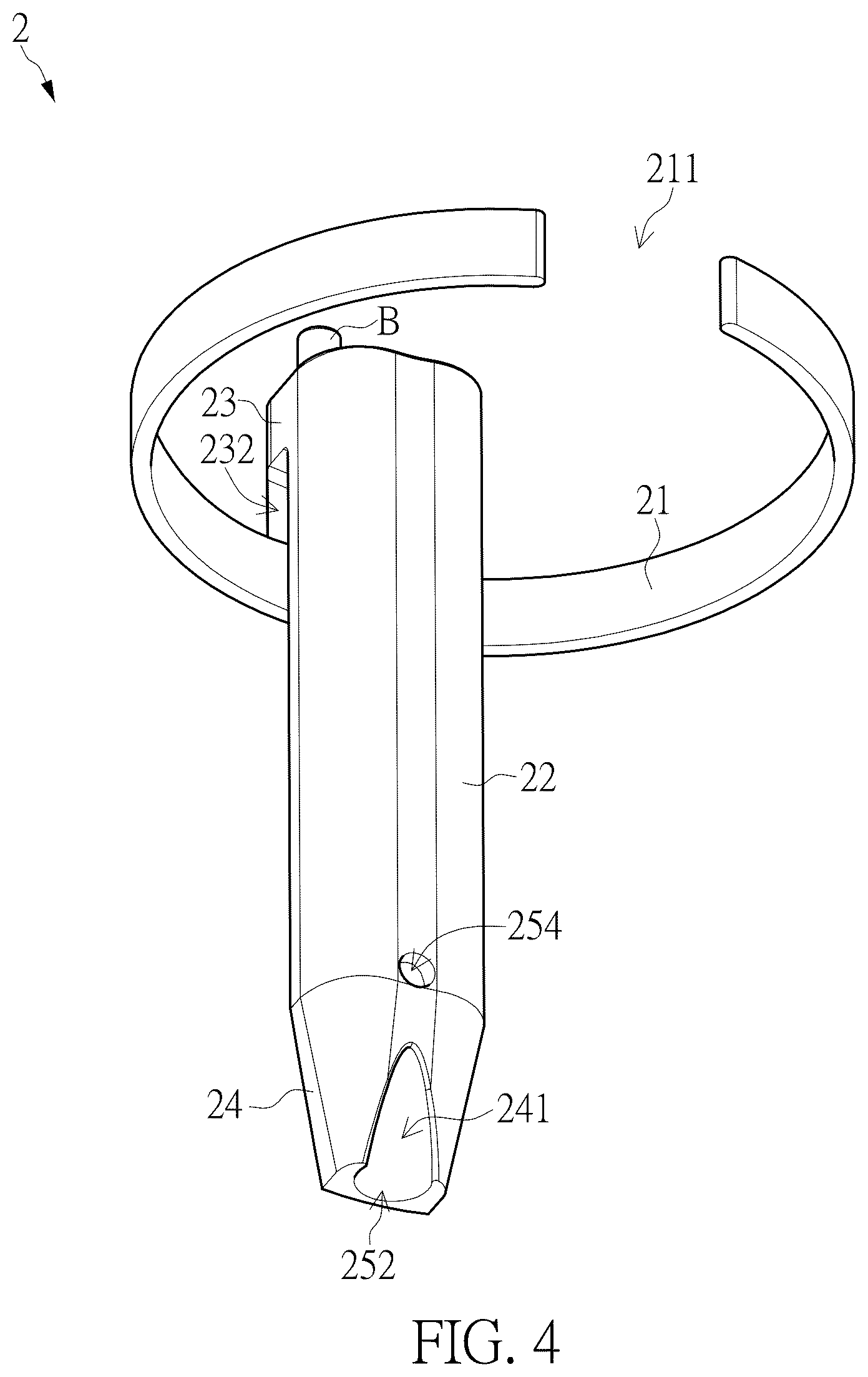 Patent US12569121 Figure 4 – Sleeve assembly and endoscope device