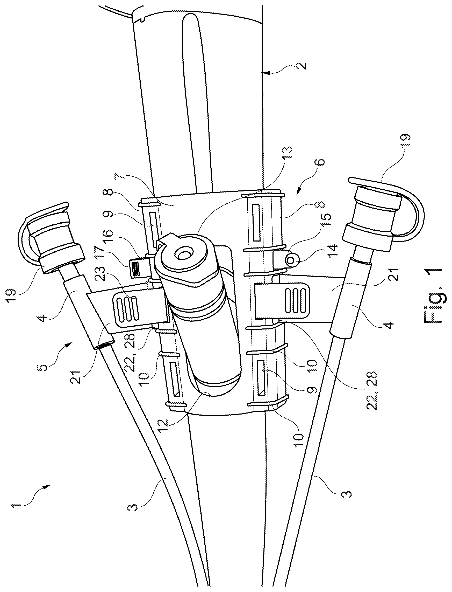Patent US12569122 — Adaptable working channel apparatus, tissue-clip application adapter and surgical equipping system — Figure 1