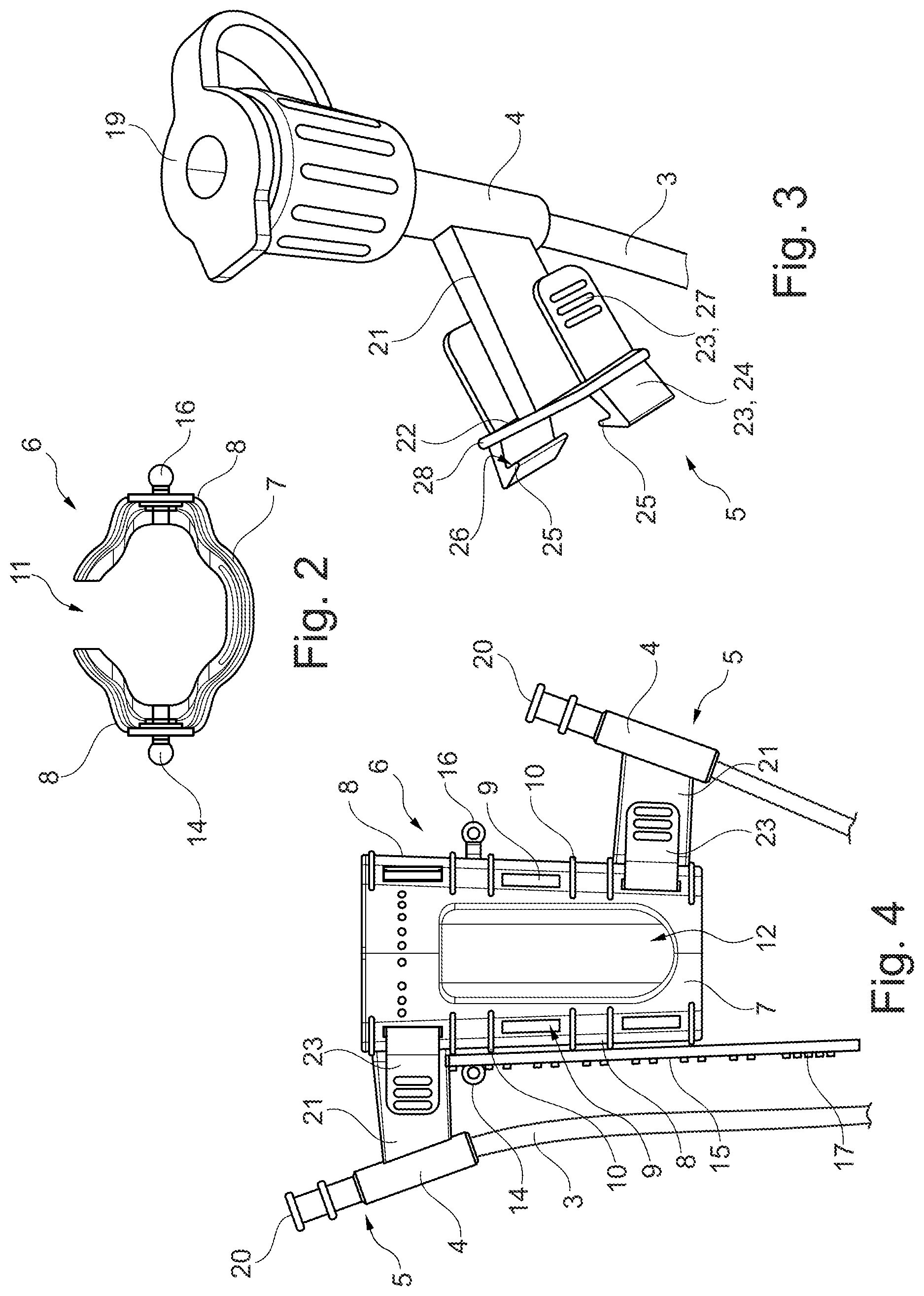 Patent US12569122 Figure 2 – Adaptable working channel apparatus, tissue-clip application adapter and surgical equipping system
