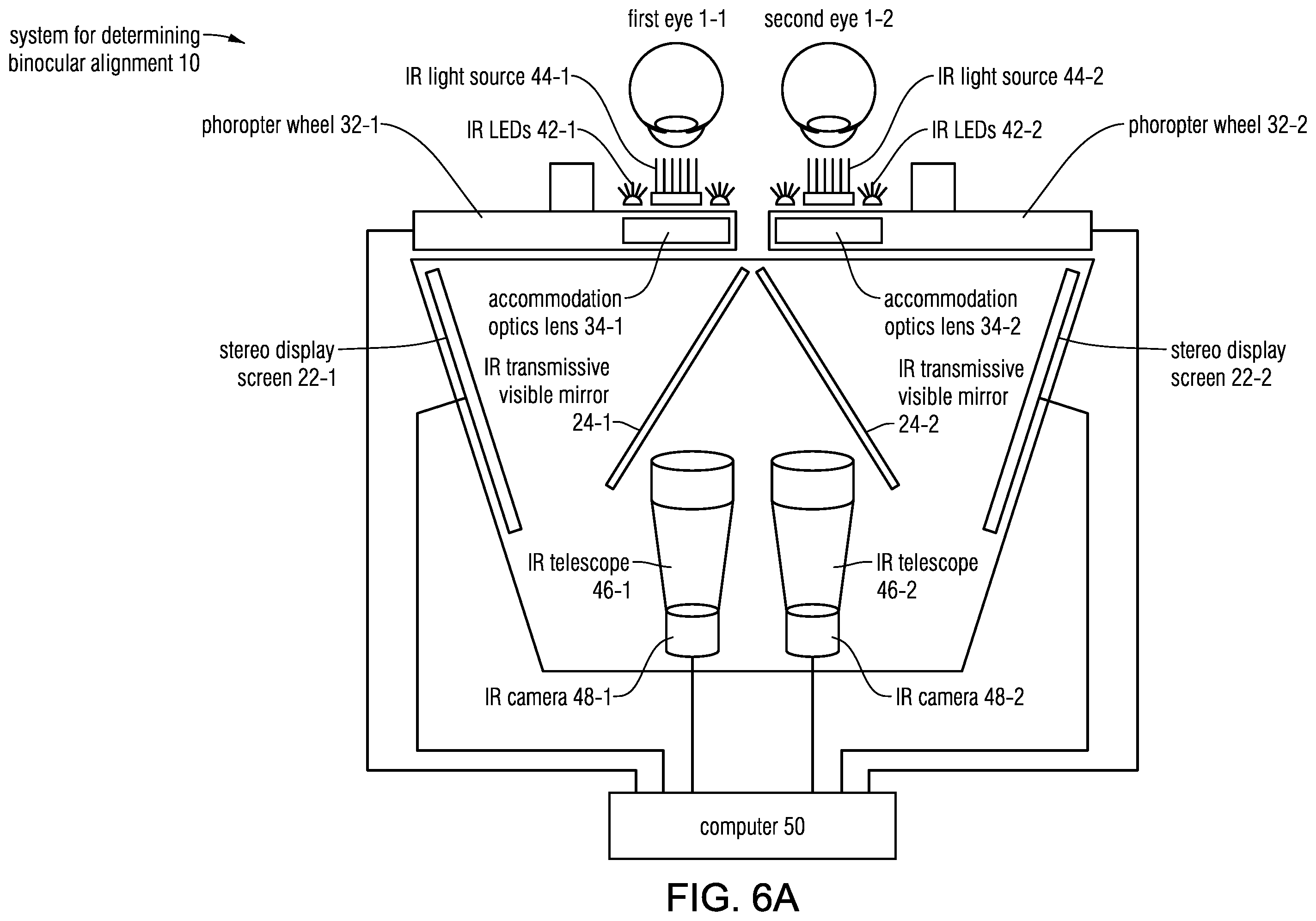 Patent US12569135 Figure 12 – Headset-based system for measuring binocular alignment