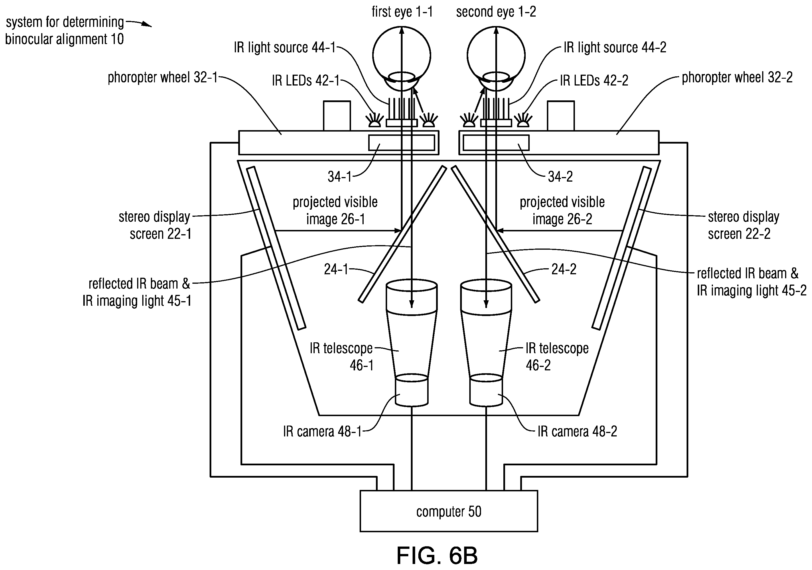 Patent US12569135 Figure 13 – Headset-based system for measuring binocular alignment