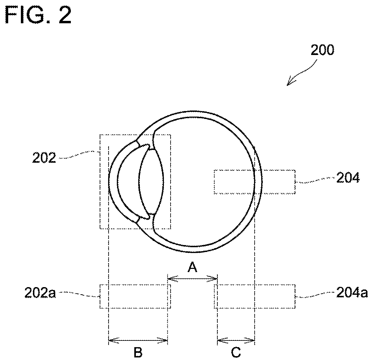 Patent US12569137 Figure 2 – Ophthalmic device