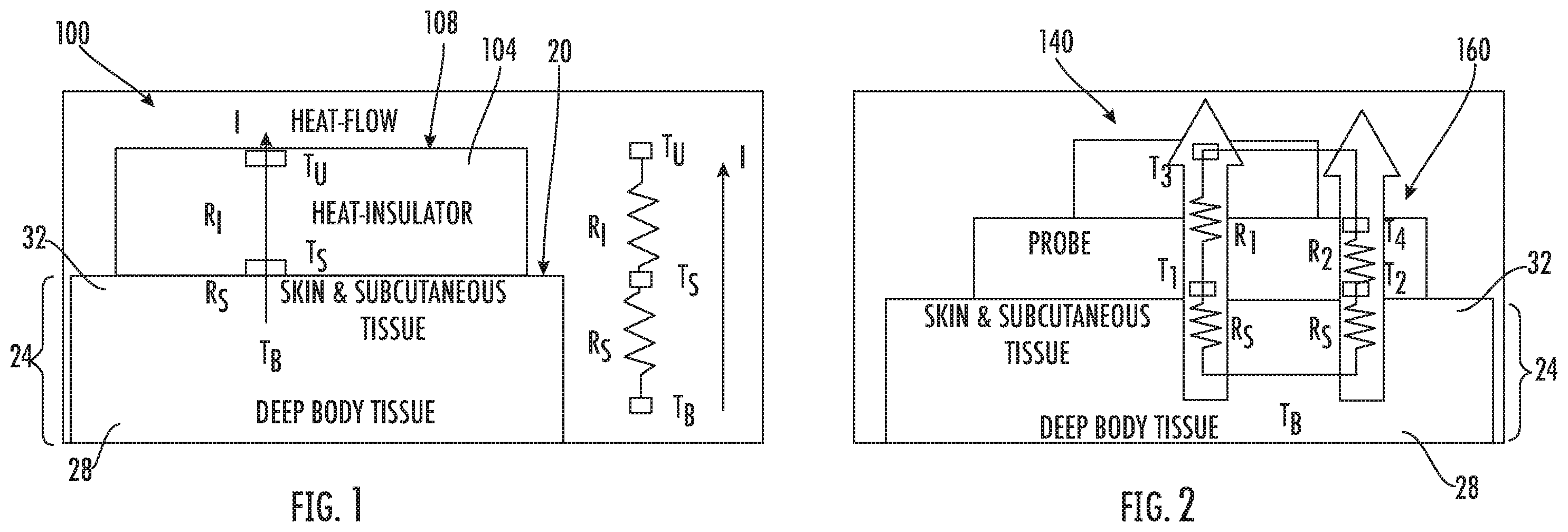 Patent US12569145 Figure 1 – System and method for determining body core temperature