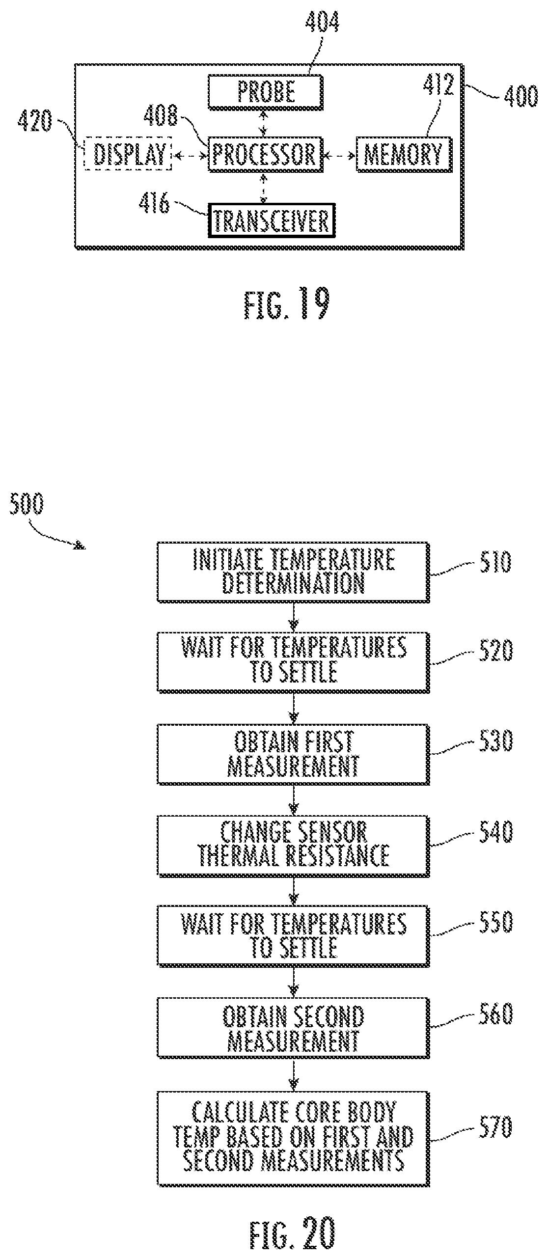 Patent US12569145 Figure 8 – System and method for determining body core temperature