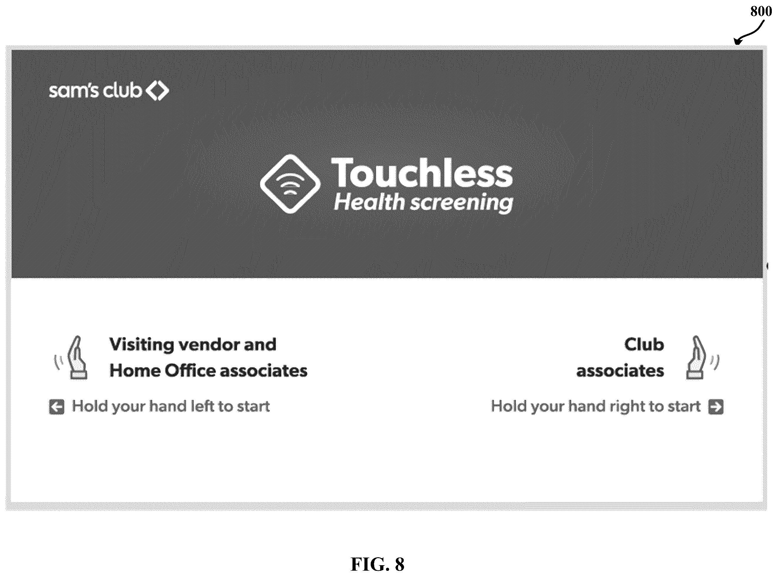 Patent US12569146 Figure 8 – Systems and methods for touchless temperature screening