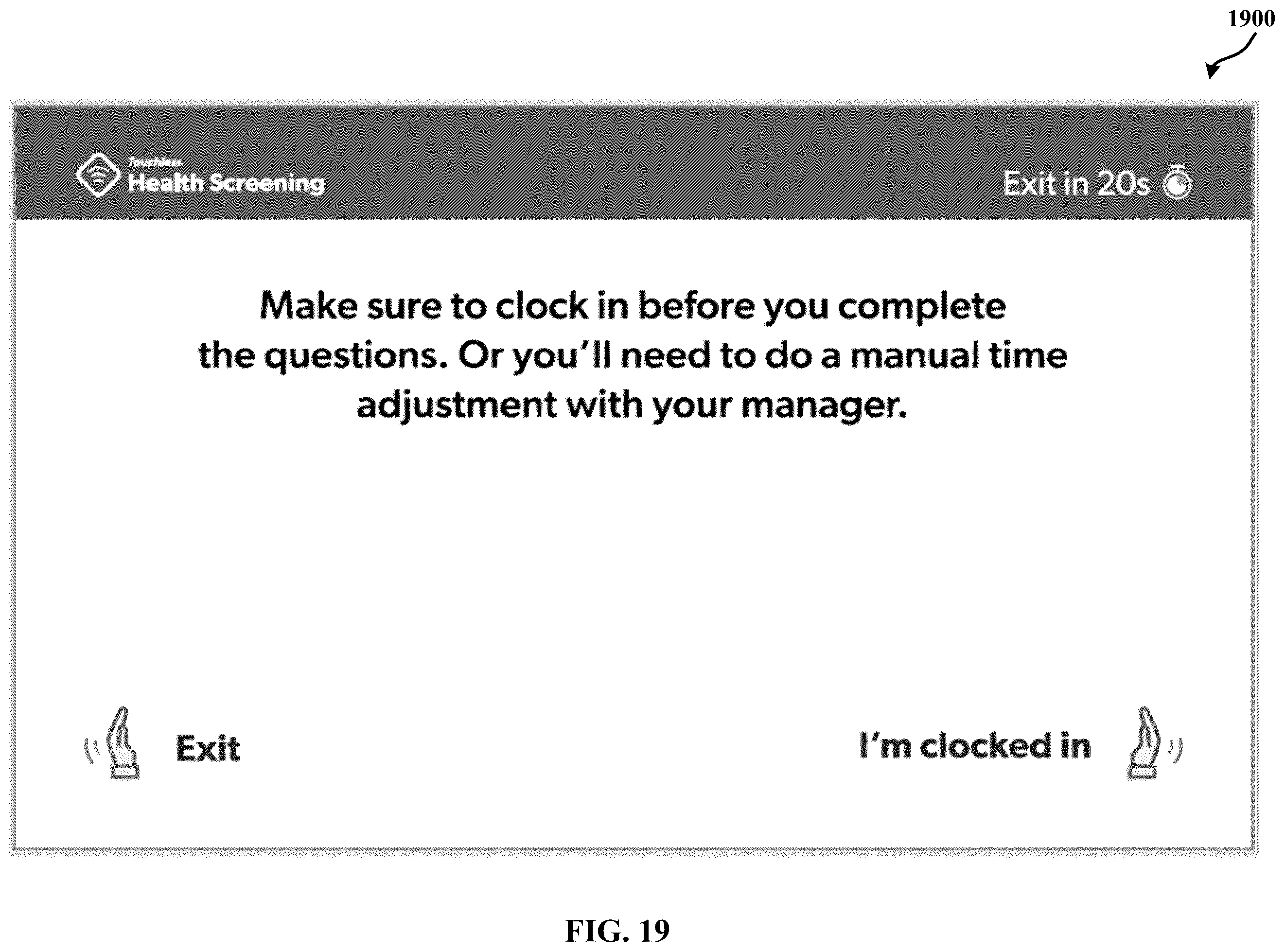 Patent US12569146 Figure 19 – Systems and methods for touchless temperature screening