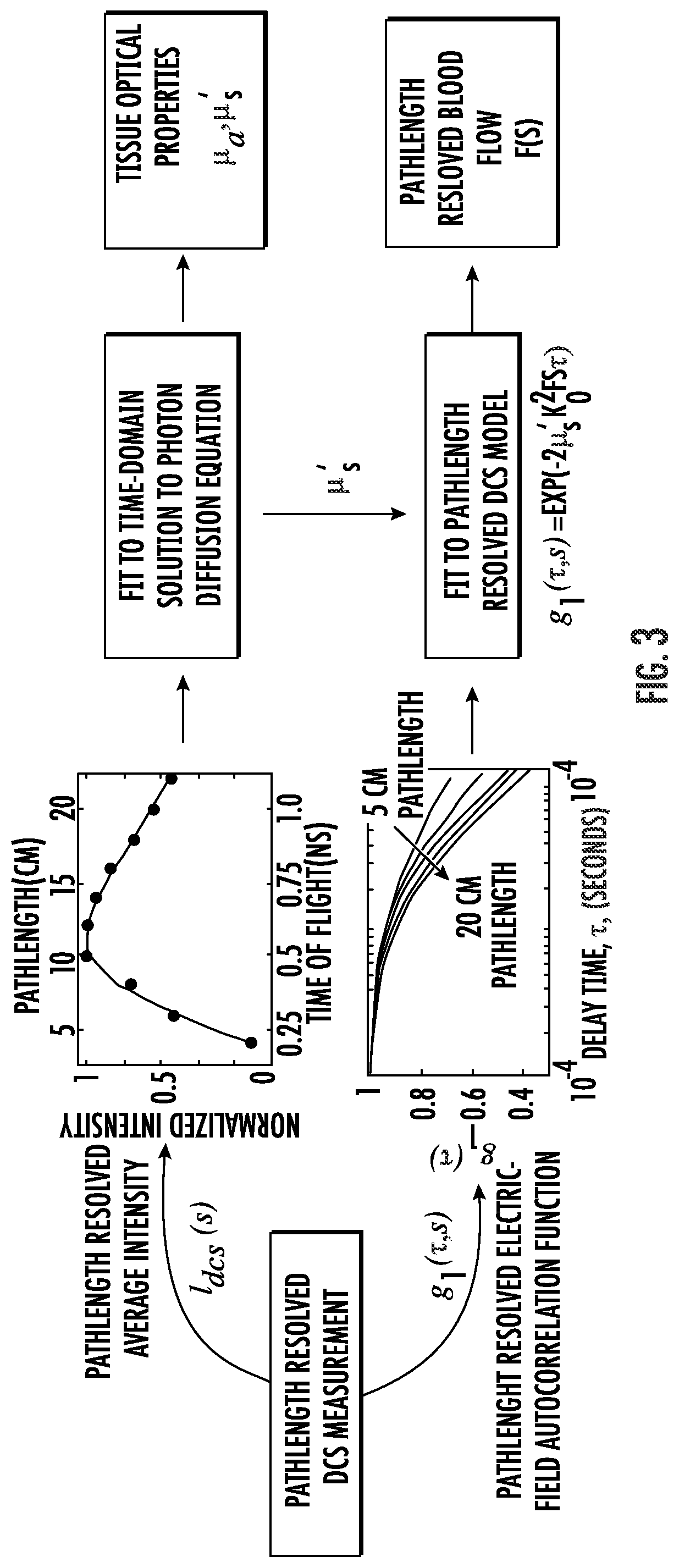 Patent US12569154 Figure 3 – Pathlength resolved CW-light source based diffuse correlation spectroscopy