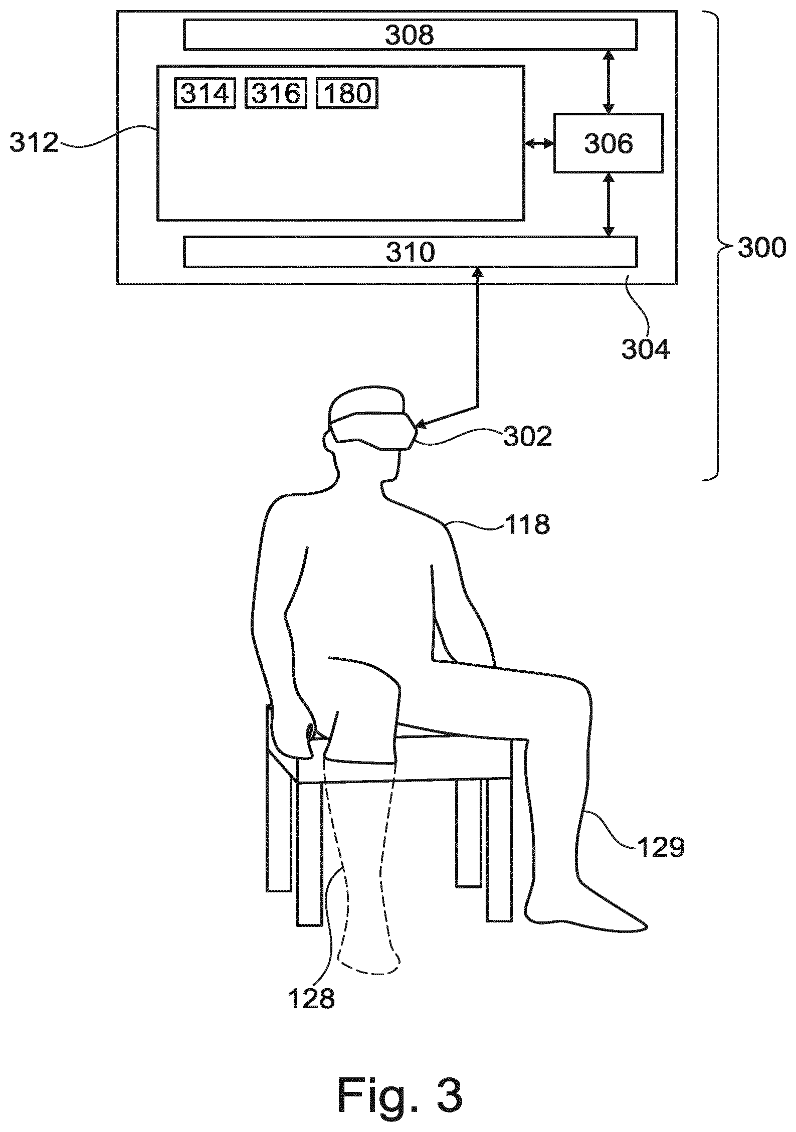 Patent US12569159 Figure 4 – Magnetic resonance guided selection of virtual reality motion patterns for phantom limbs