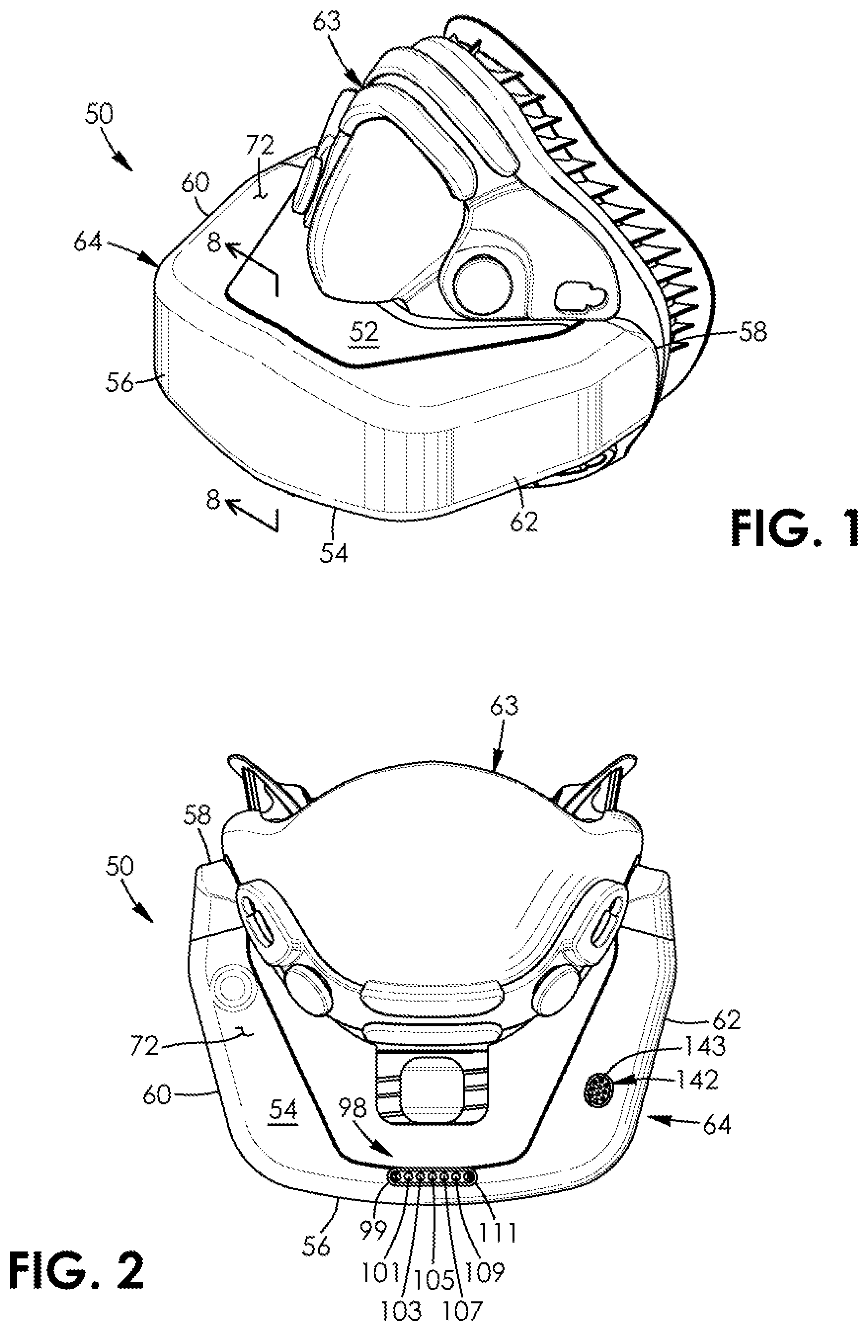 Patent US12569164 — Device for measuring a person's ventilation including oxygen-consumption — Figure 1
