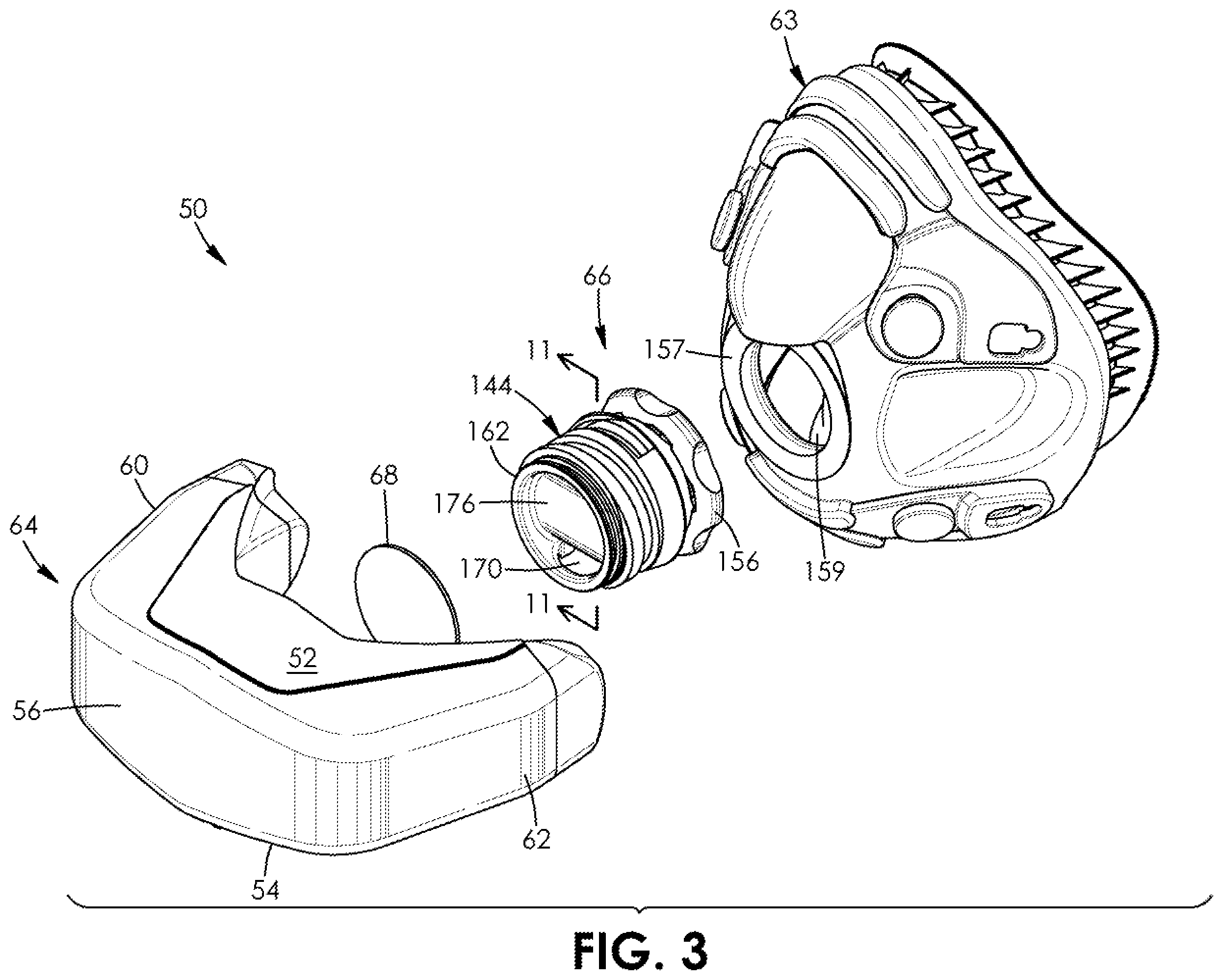Patent US12569164 Figure 2 – Device for measuring a person's ventilation including oxygen-consumption