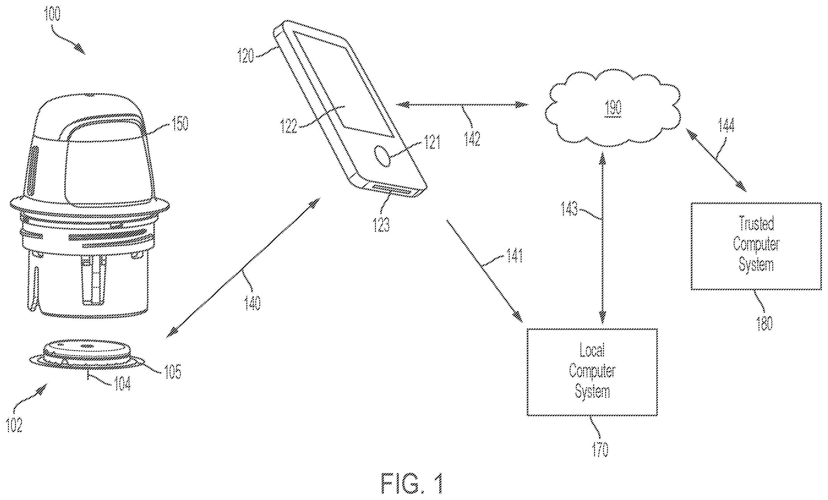 Patent US12569166 Figure 1 – Systems, devices and methods for analyte sensor insertion