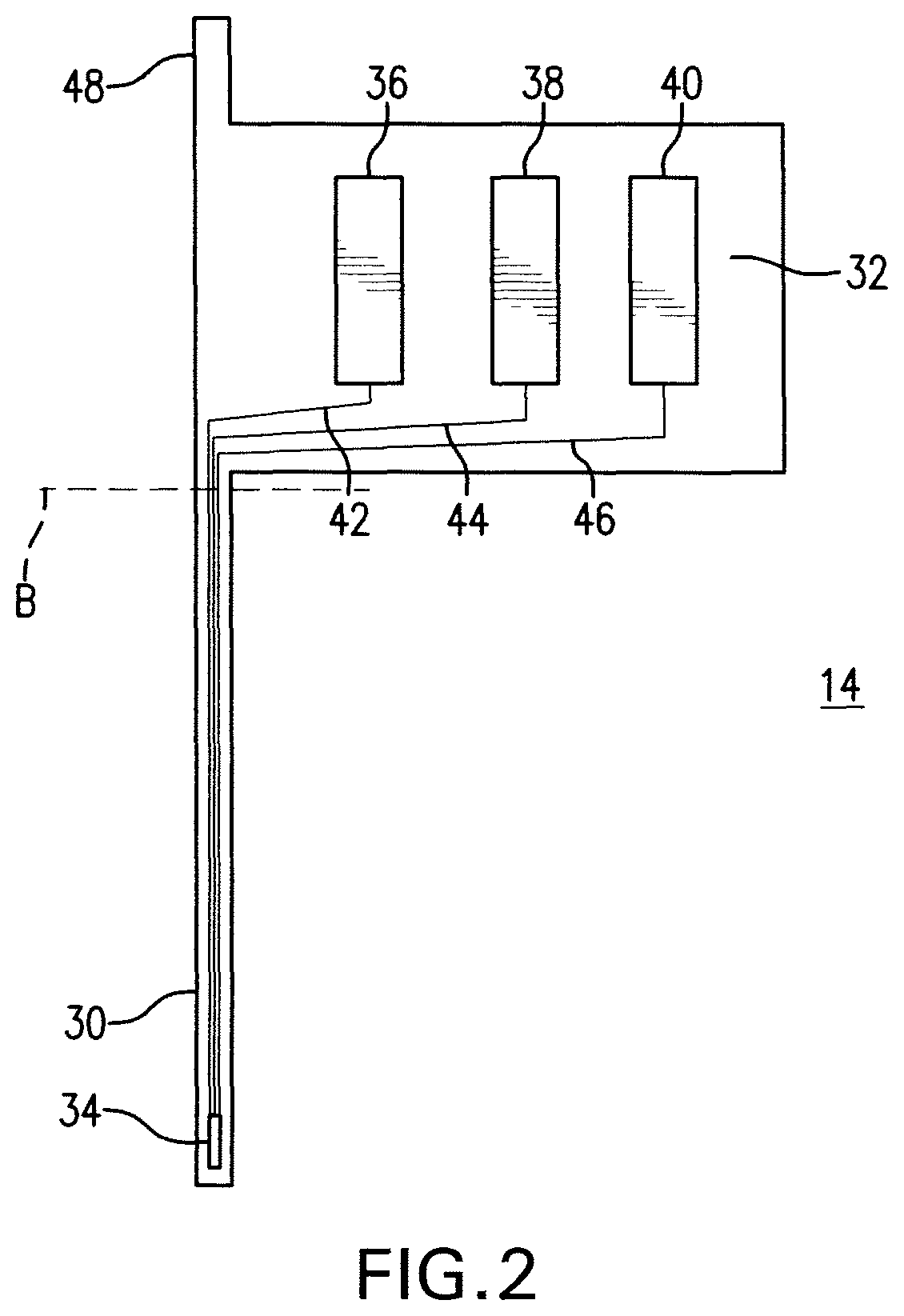 Patent US12569173 Figure 2 – Analyte sensor and apparatus for insertion of the sensor