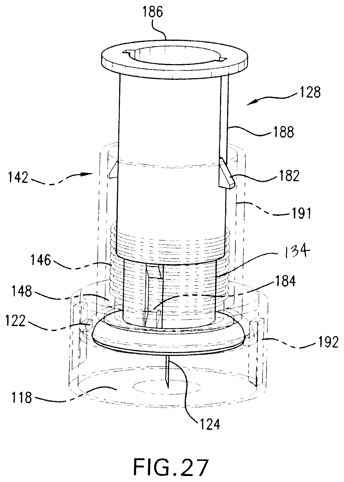 Patent US12569173 Figure 18 – Analyte sensor and apparatus for insertion of the sensor