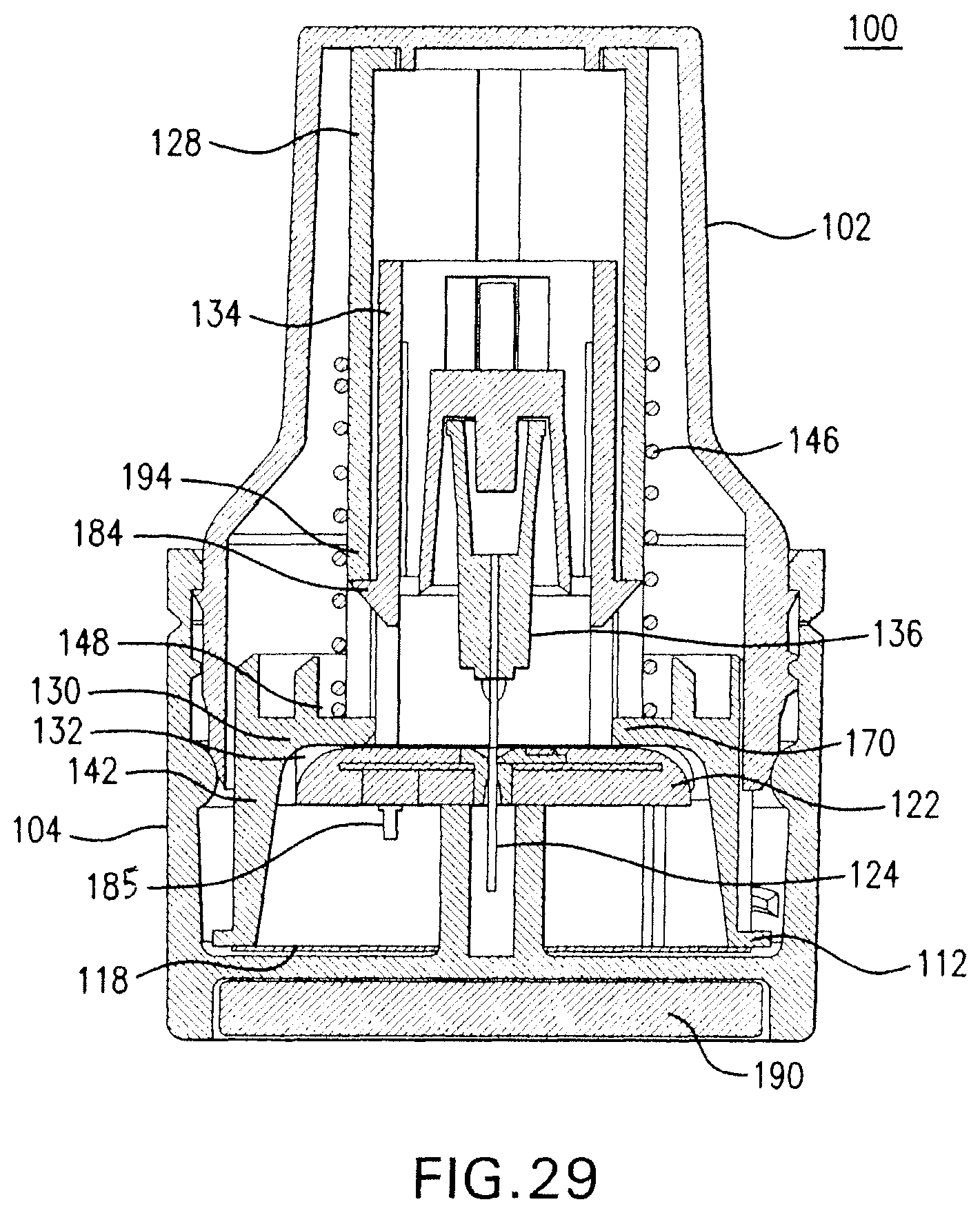 Patent US12569173 Figure 20 – Analyte sensor and apparatus for insertion of the sensor