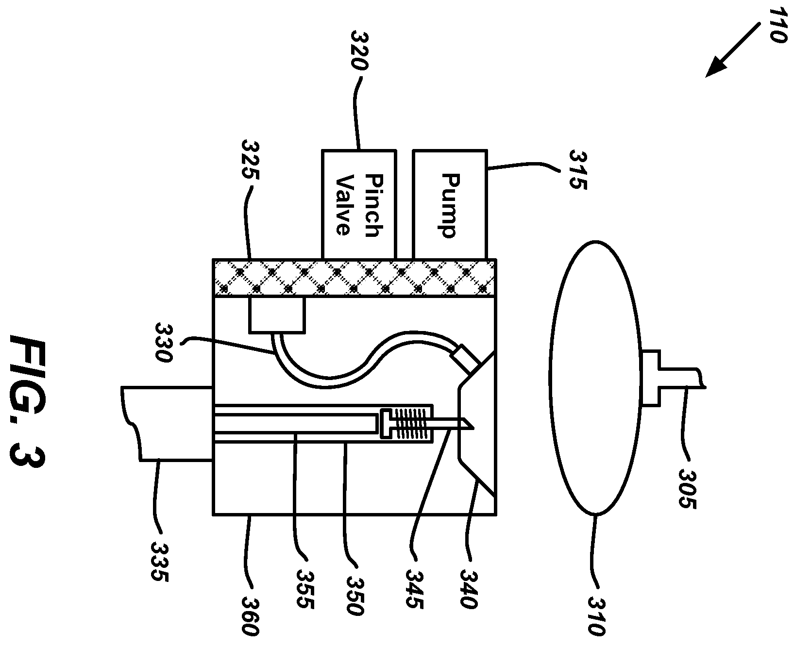Patent US12569174 Figure 2 – Adjustable lancet and test cartridge for automated medical sample collection and testing