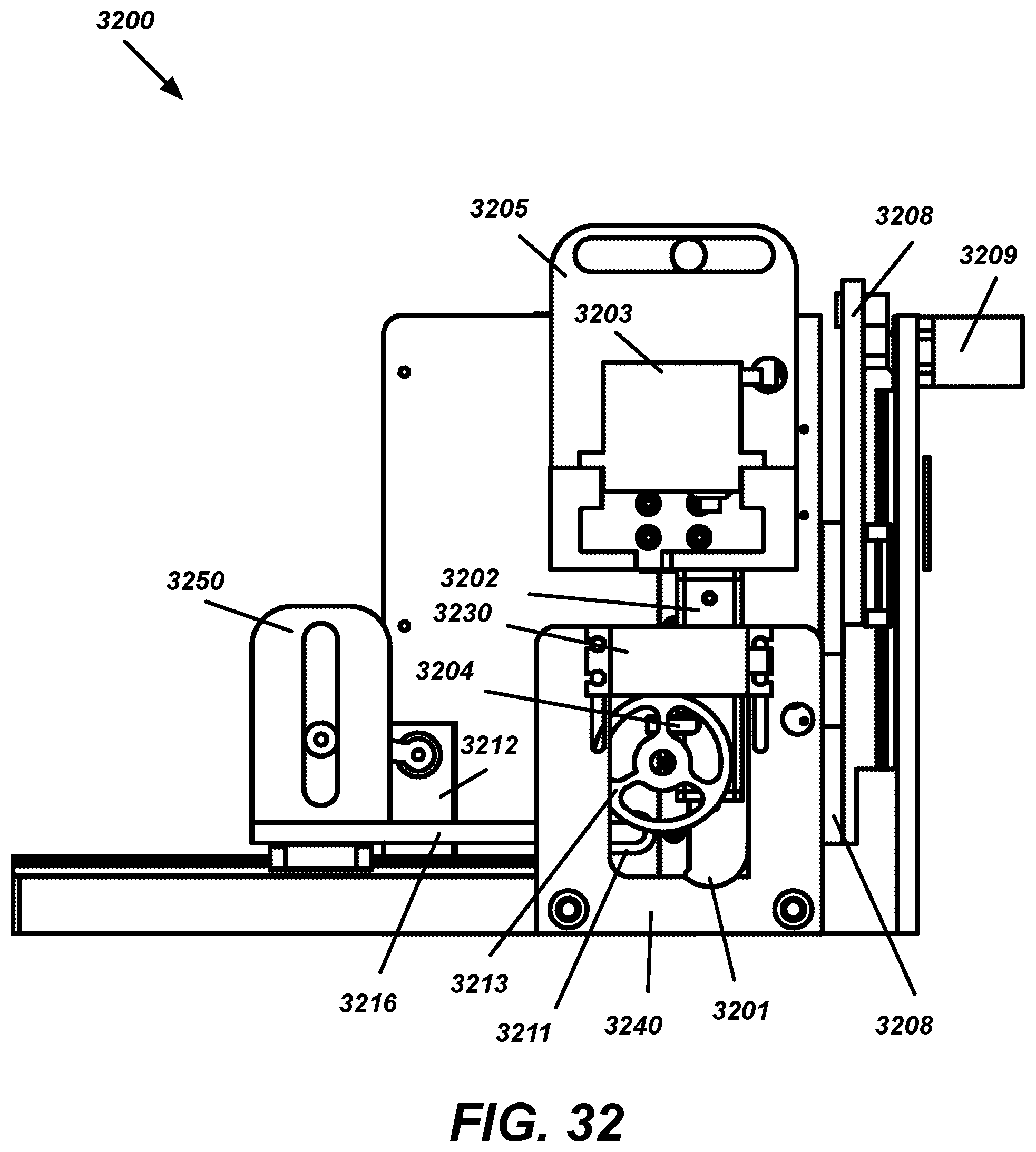 Patent US12569174 Figure 20 – Adjustable lancet and test cartridge for automated medical sample collection and testing