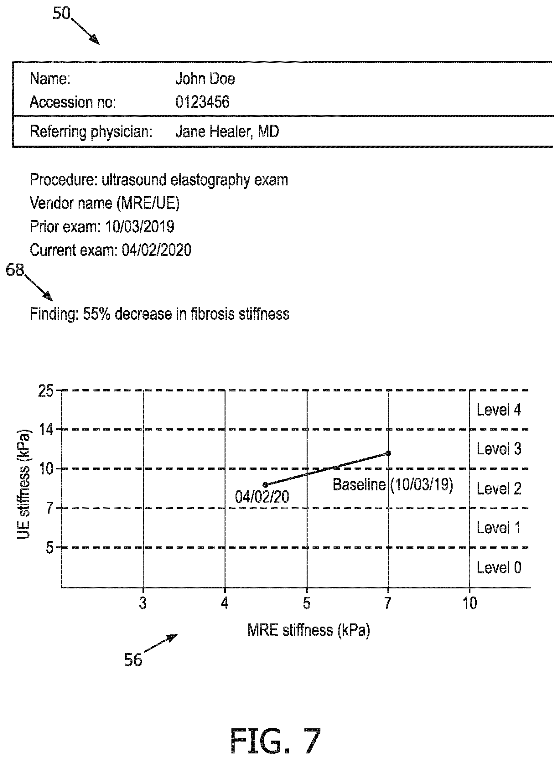 Patent US12569186 Figure 13 – Apparatus and method for augmented interpretation of magnetic resonance and ultrasound shear wave elastography for monitoring liver fibrosis