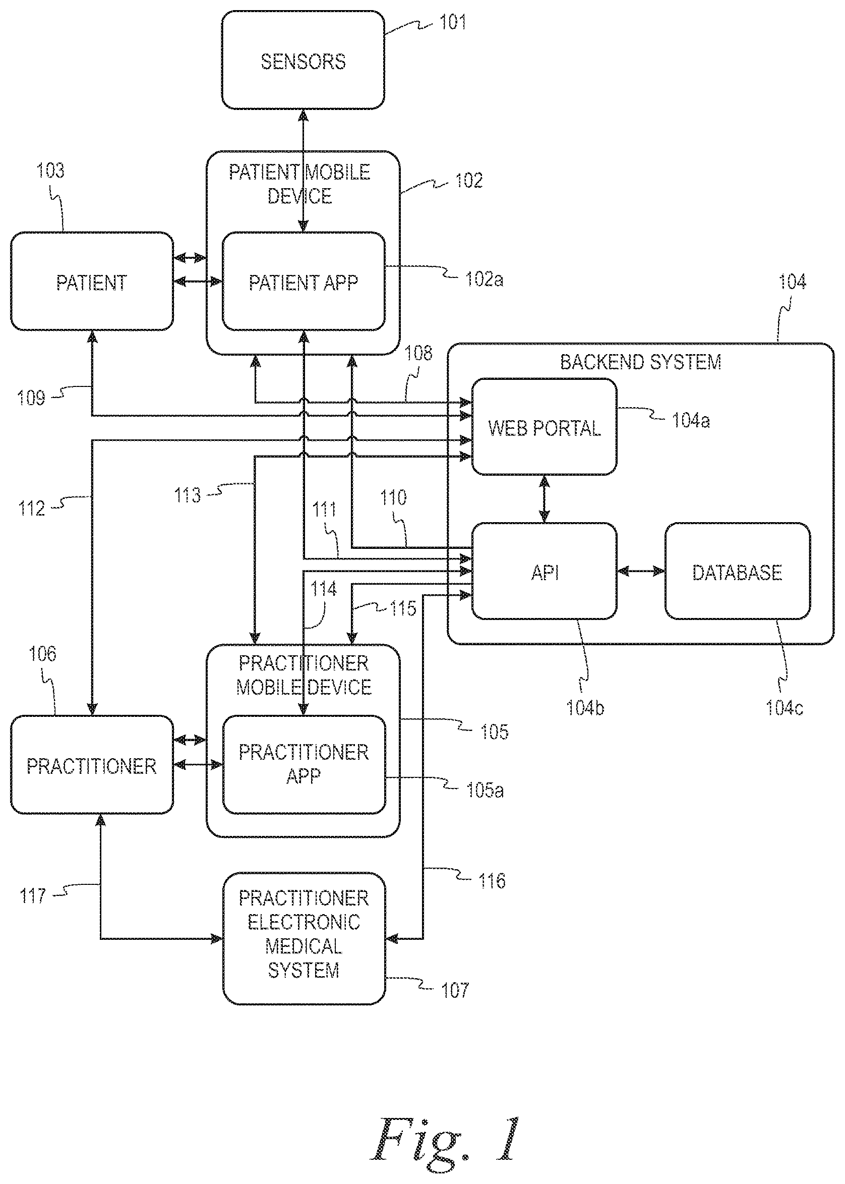 Patent US12569195 Figure 1 – Systems and methods for monitoring physical therapy of the knee and other joints