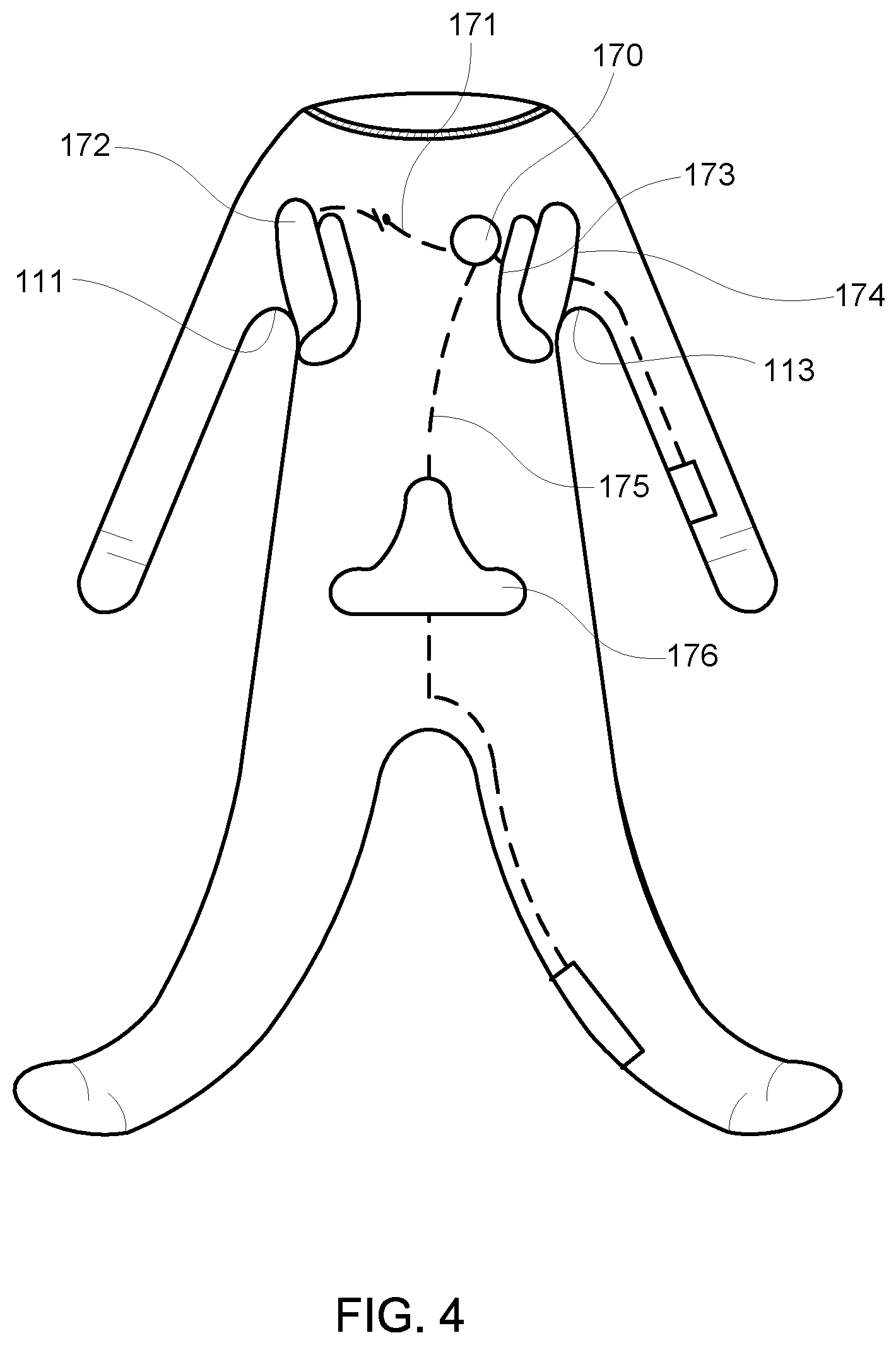 Patent US12569197 Figure 6 – Methods and apparatus for a baby monitoring garment