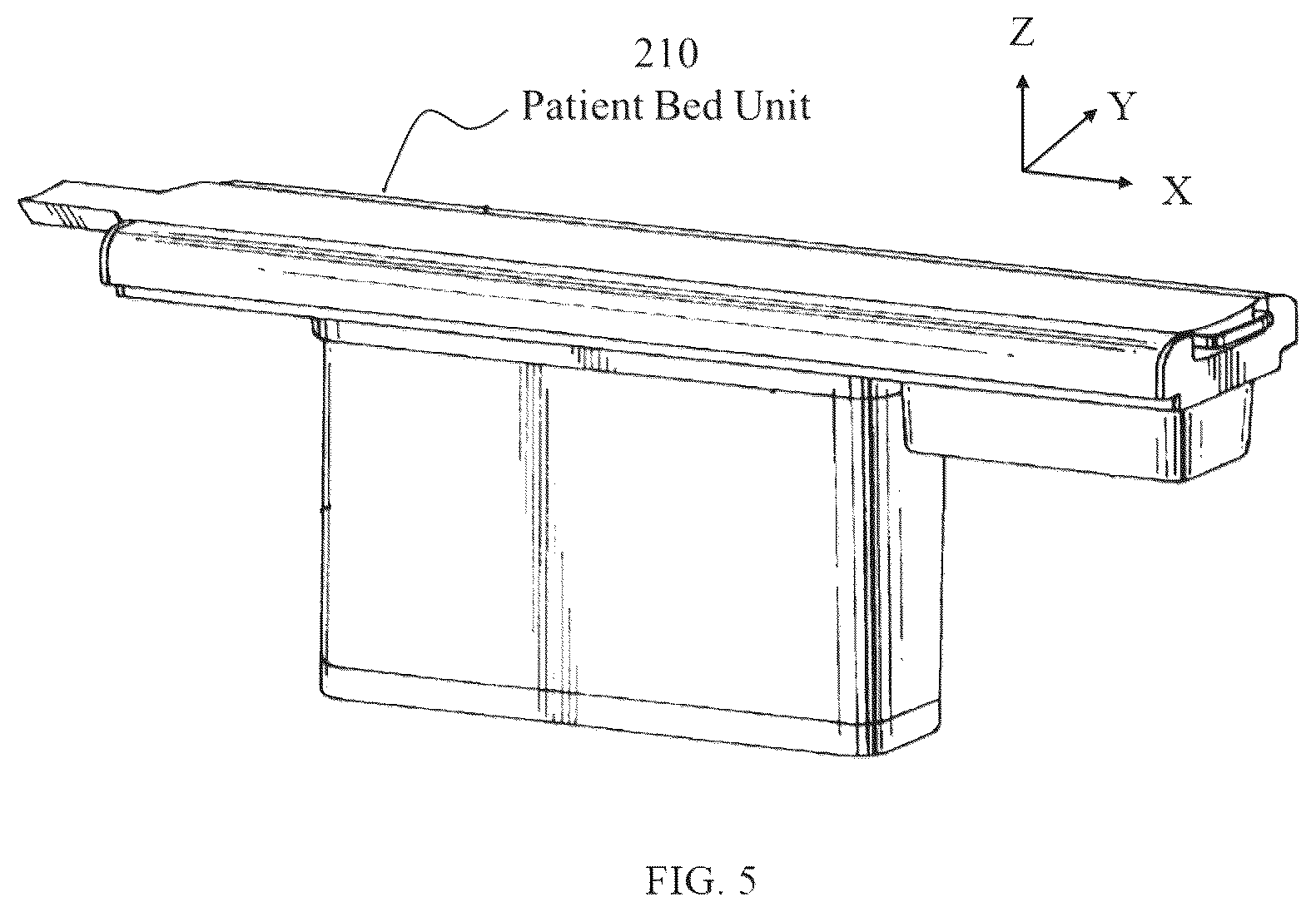 Patent US12569202 Figure 5 – Transport apparatus in medical system