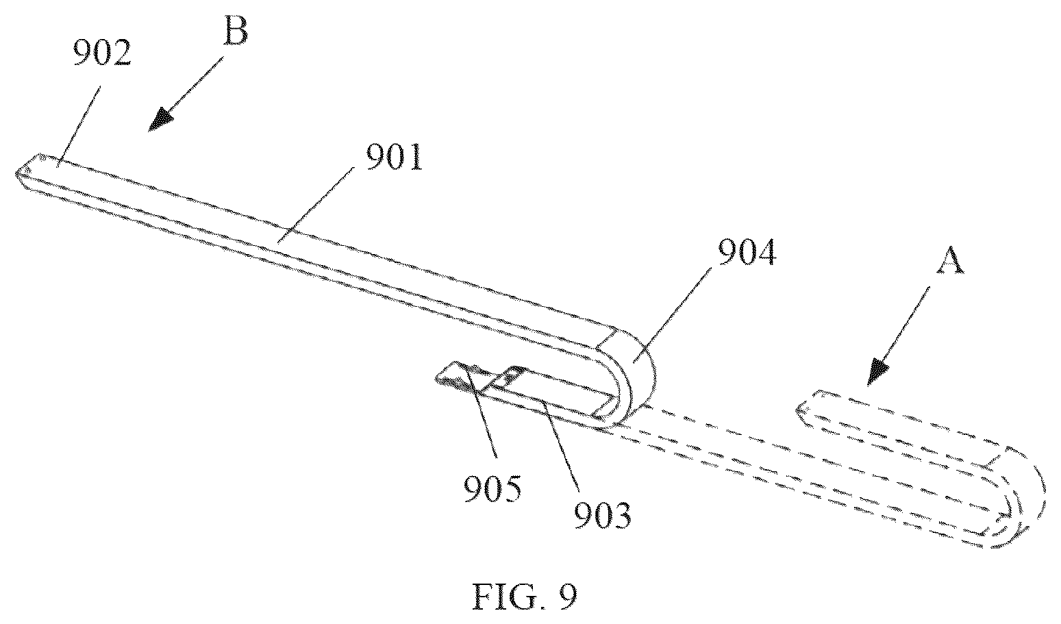 Patent US12569202 Figure 9 – Transport apparatus in medical system
