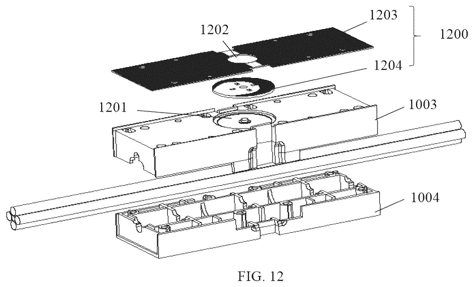 Patent US12569202 Figure 12 – Transport apparatus in medical system