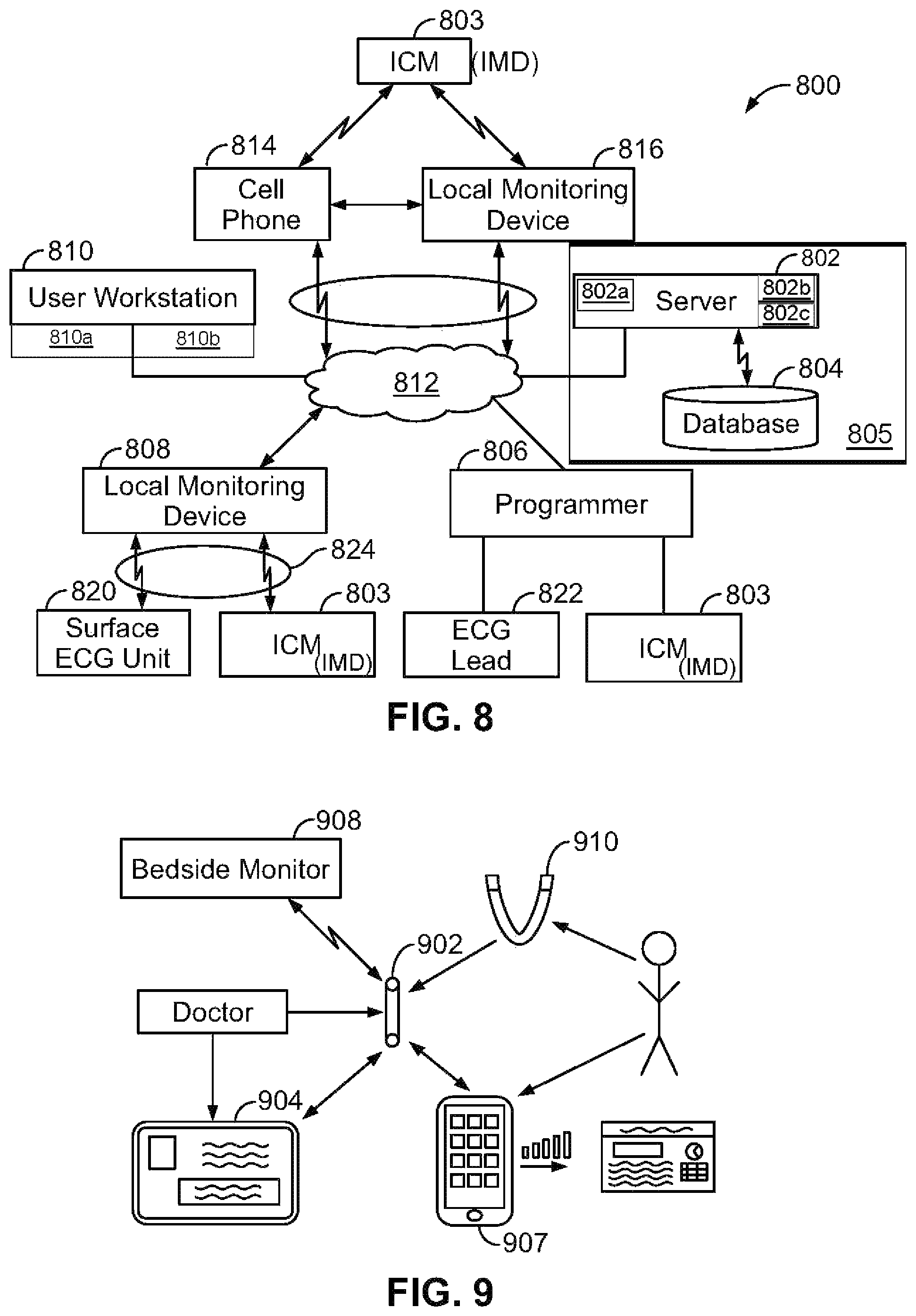 Patent US12569205 Figure 10 – Implantable medical device data and diagnostics management system method using machine-learning architecture